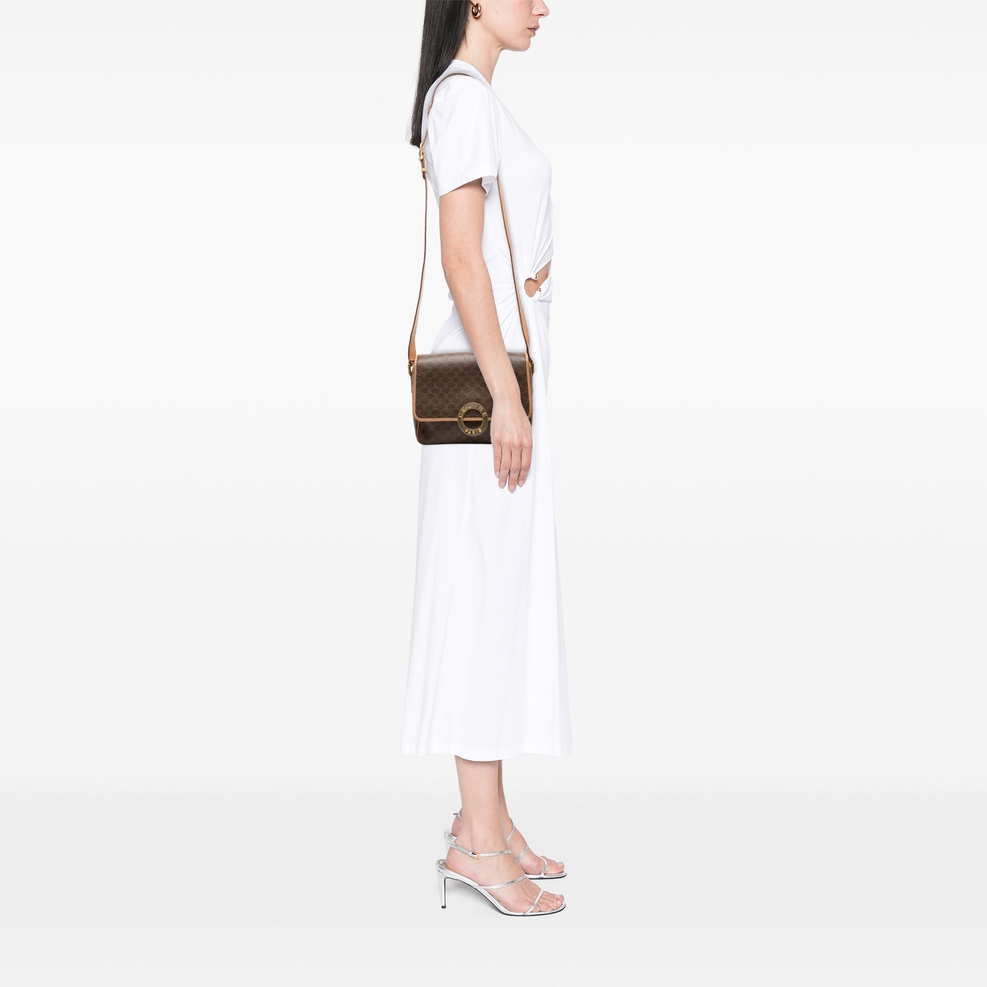 Celine Macadam Coated Canvas Crossbody