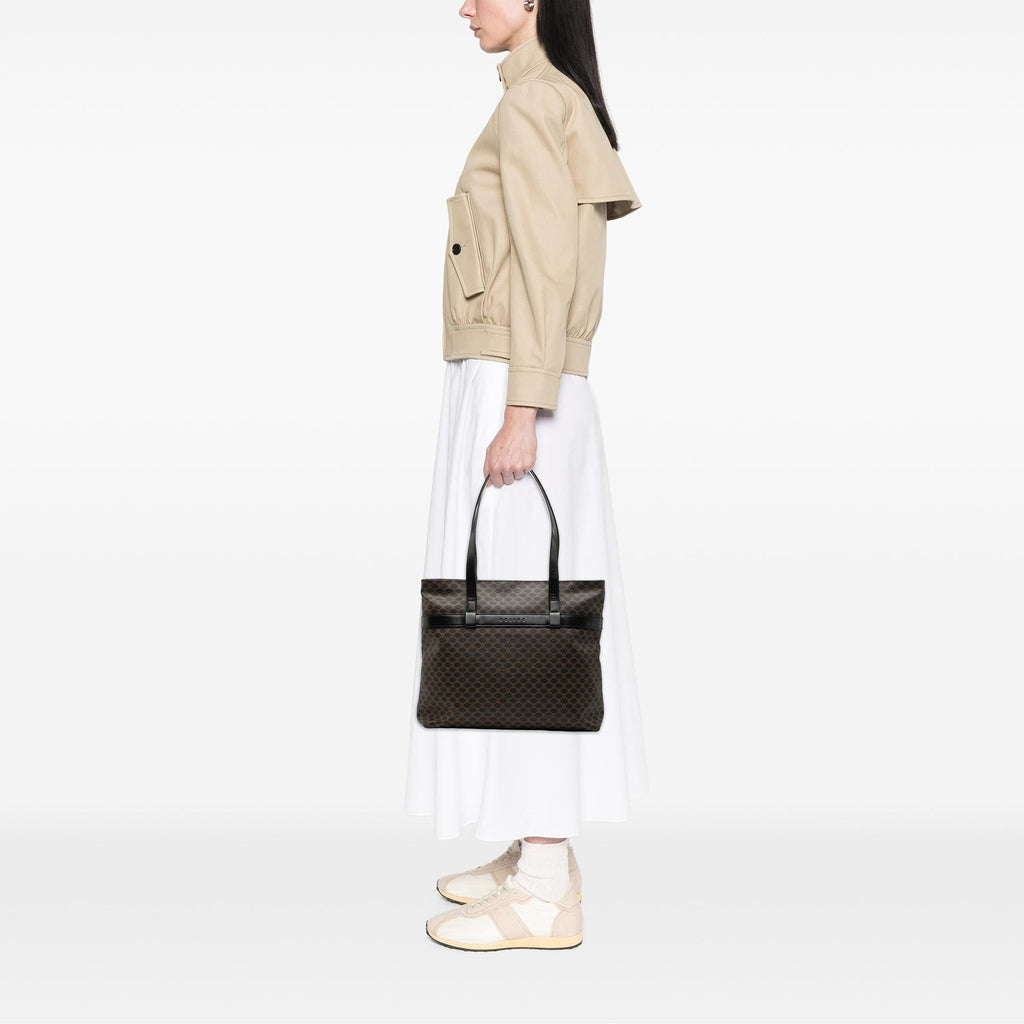 Celine Macadam Coated Canvas Tote