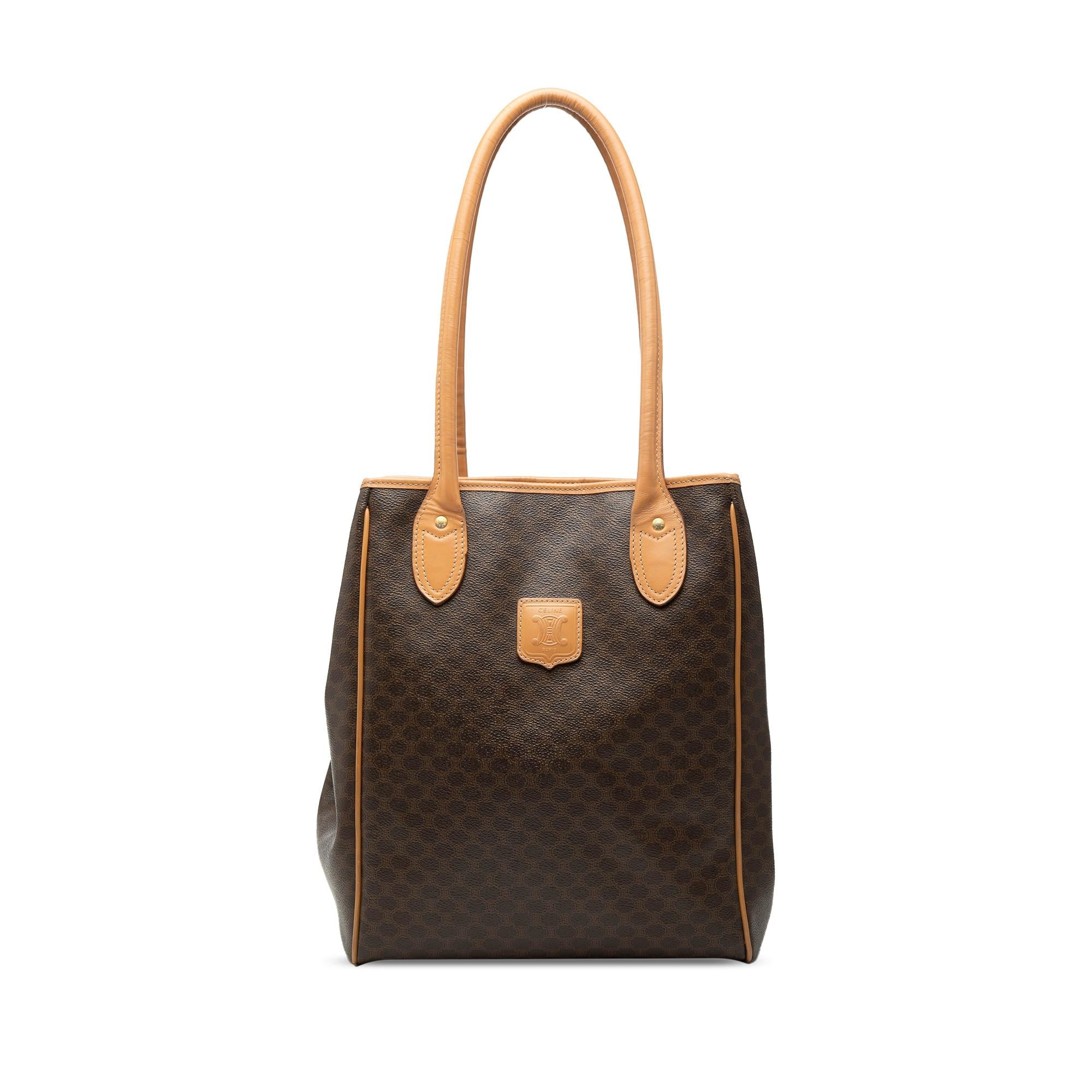 Celine Macadam Coated Canvas Tote