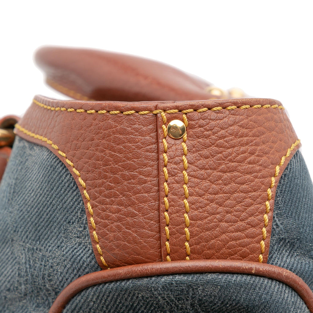 Celine Macadam Denim Boogie Handbag