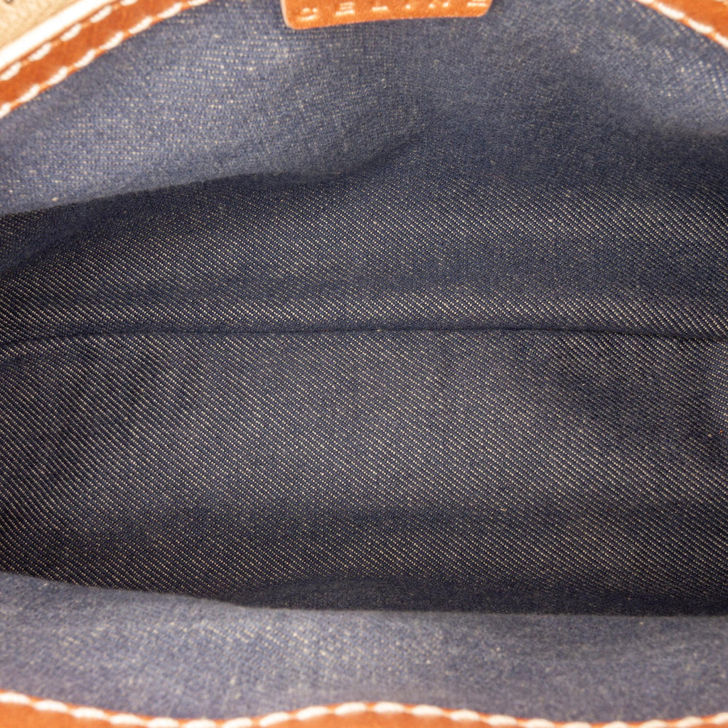 Celine Macadam Denim Handbag (SHG-35384)