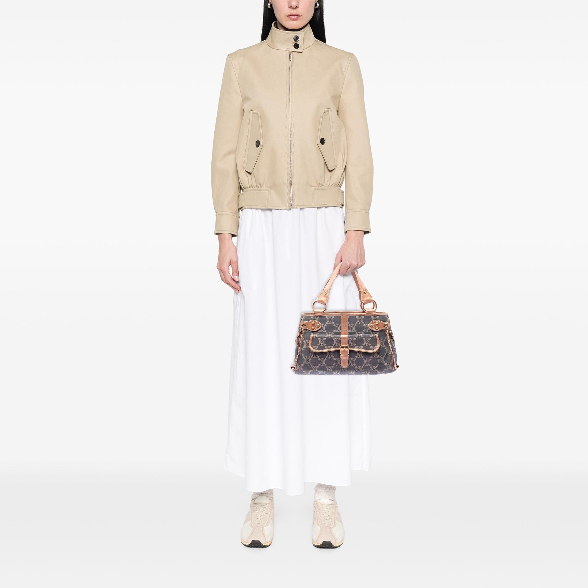 Celine Macadam Denim Handbag