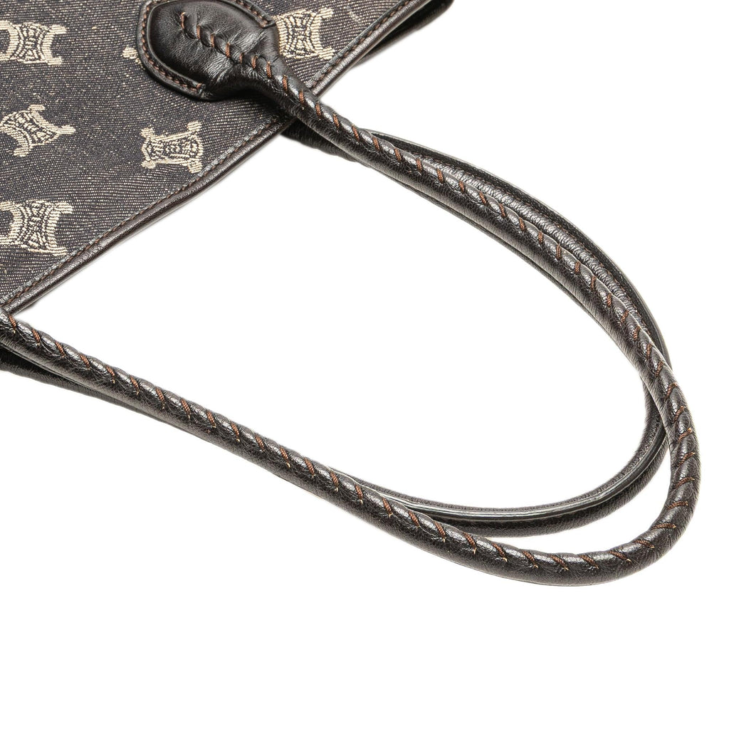 Celine Macadam Denim Tote