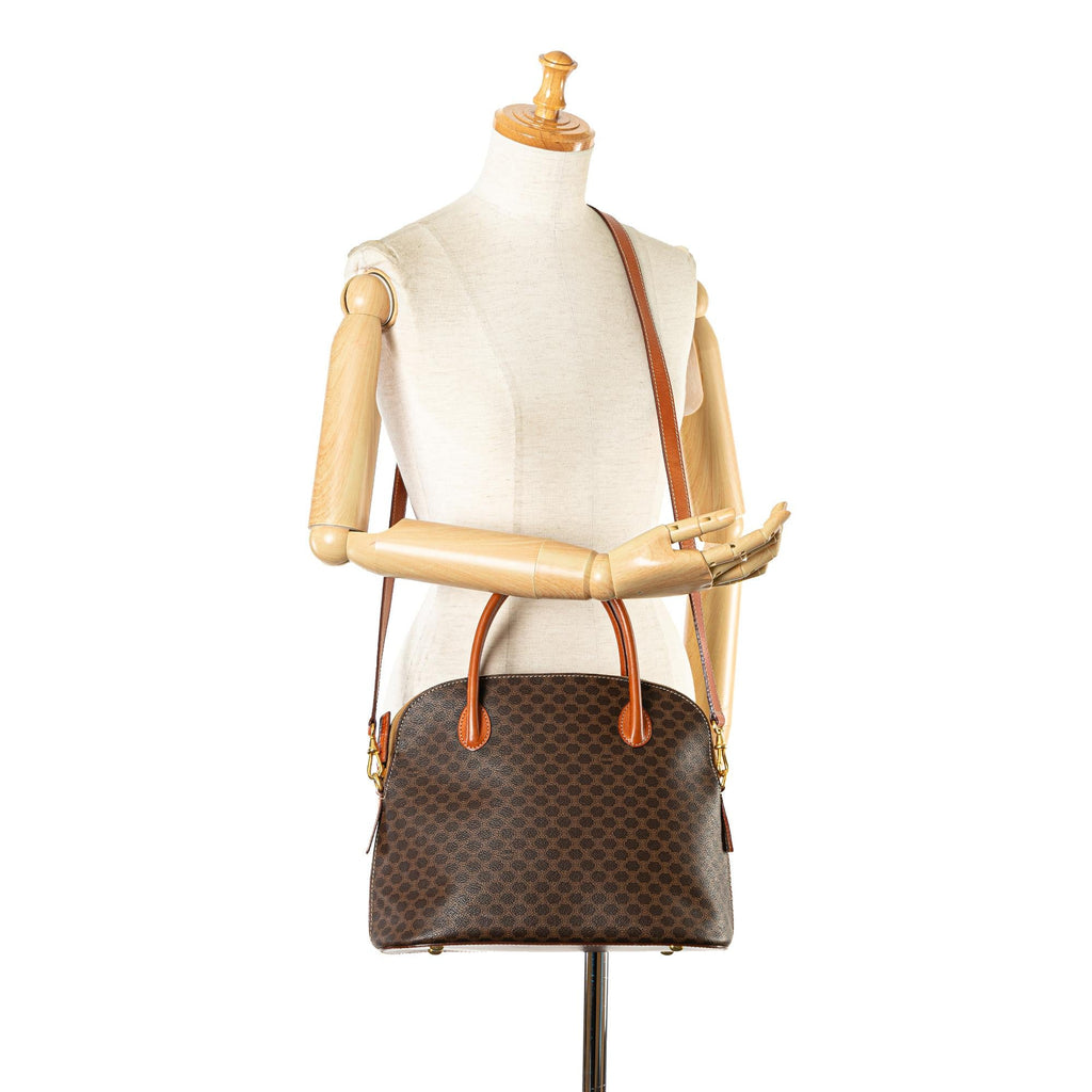 Celine Macadam Dome Satchel (SHG-p3Zpxb)