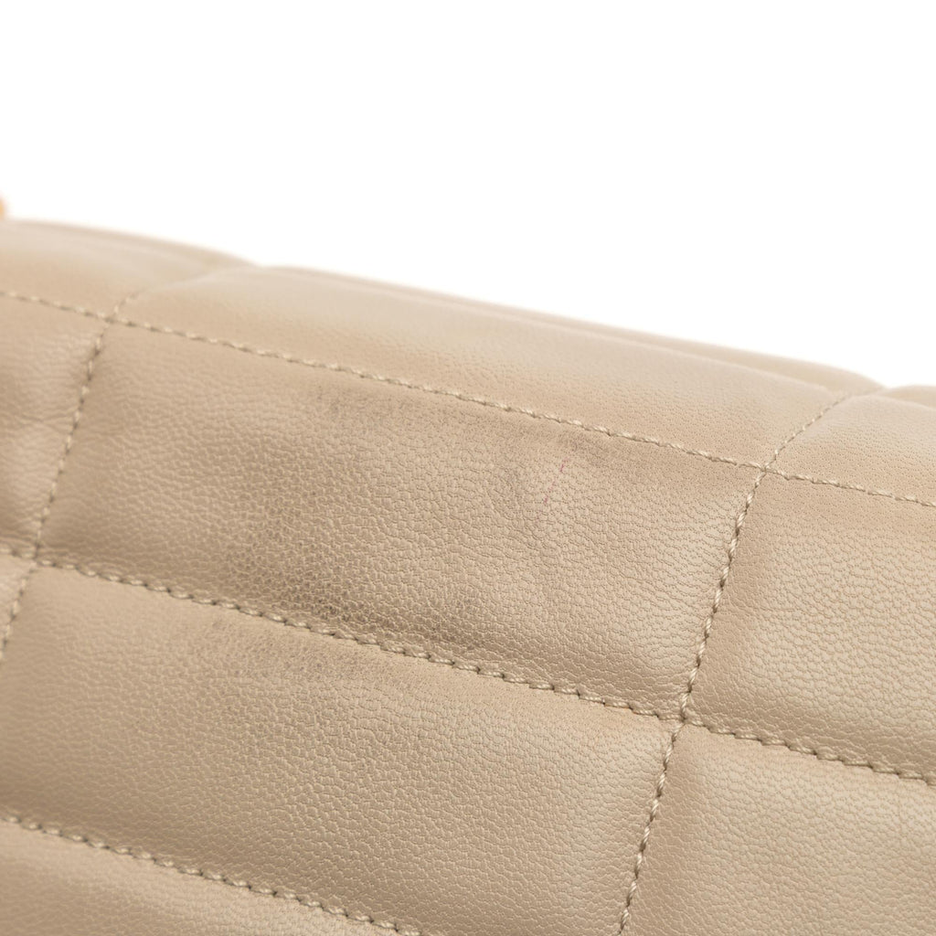 Celine Matelasse Goatskin Monochrome Chain Shoulder Bag