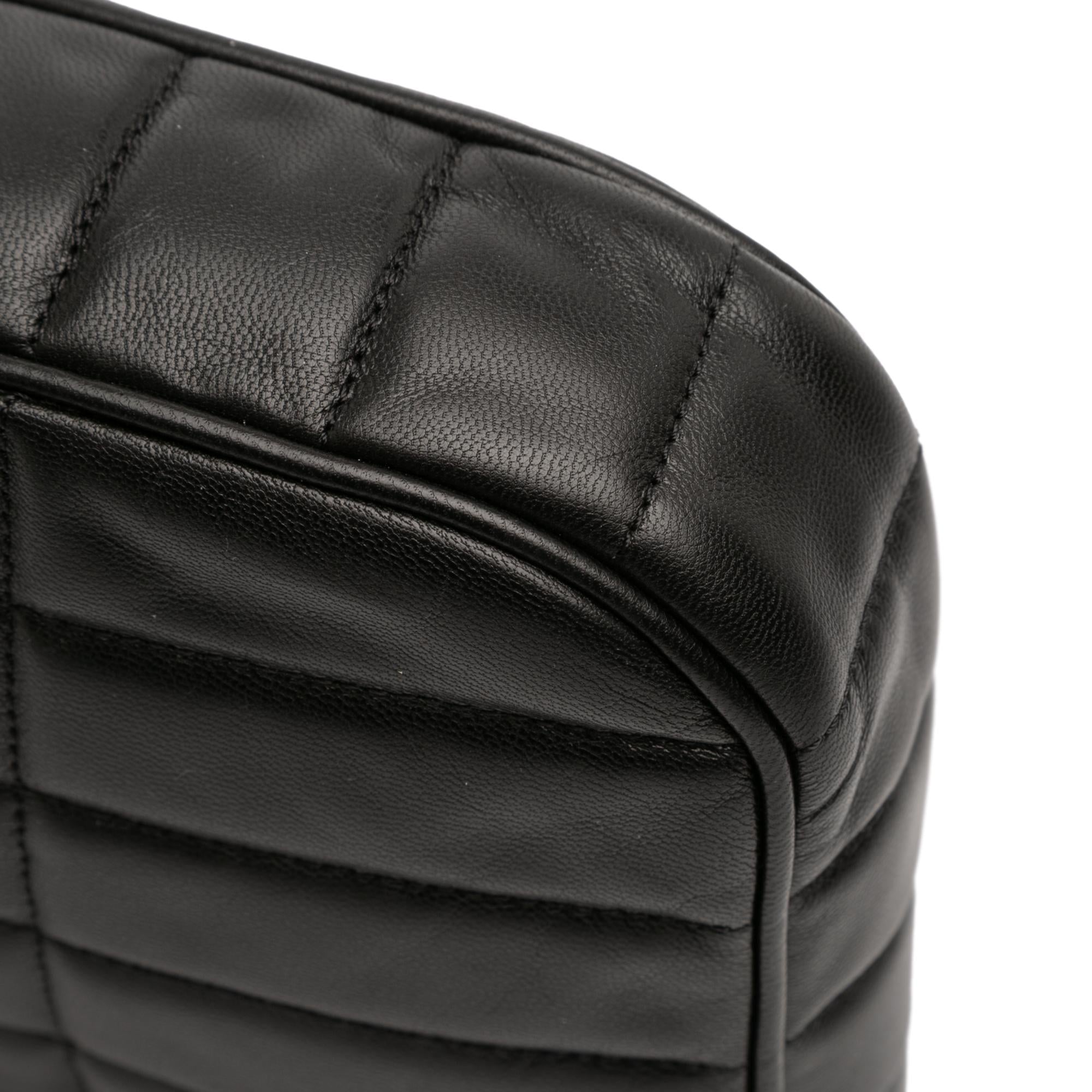 Celine Matelasse Goatskin Monochrome Chain Shoulder Bag