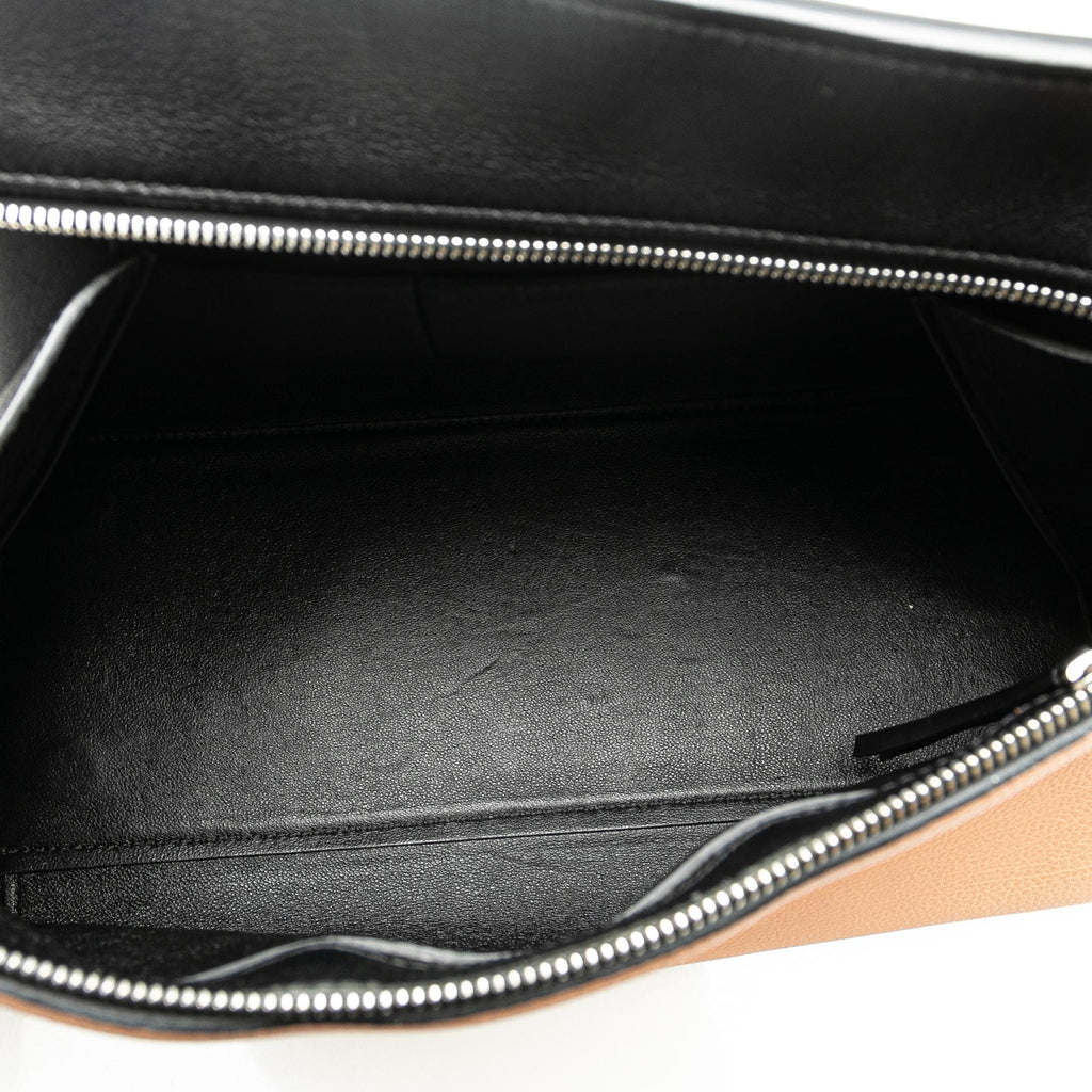 Celine Medium Bicolor Leather Edge Handbag
