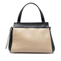 Celine Medium Bicolor Leather Edge Handbag