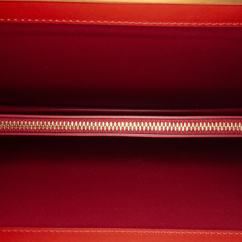 Celine Medium Calfskin Clasp Handbag