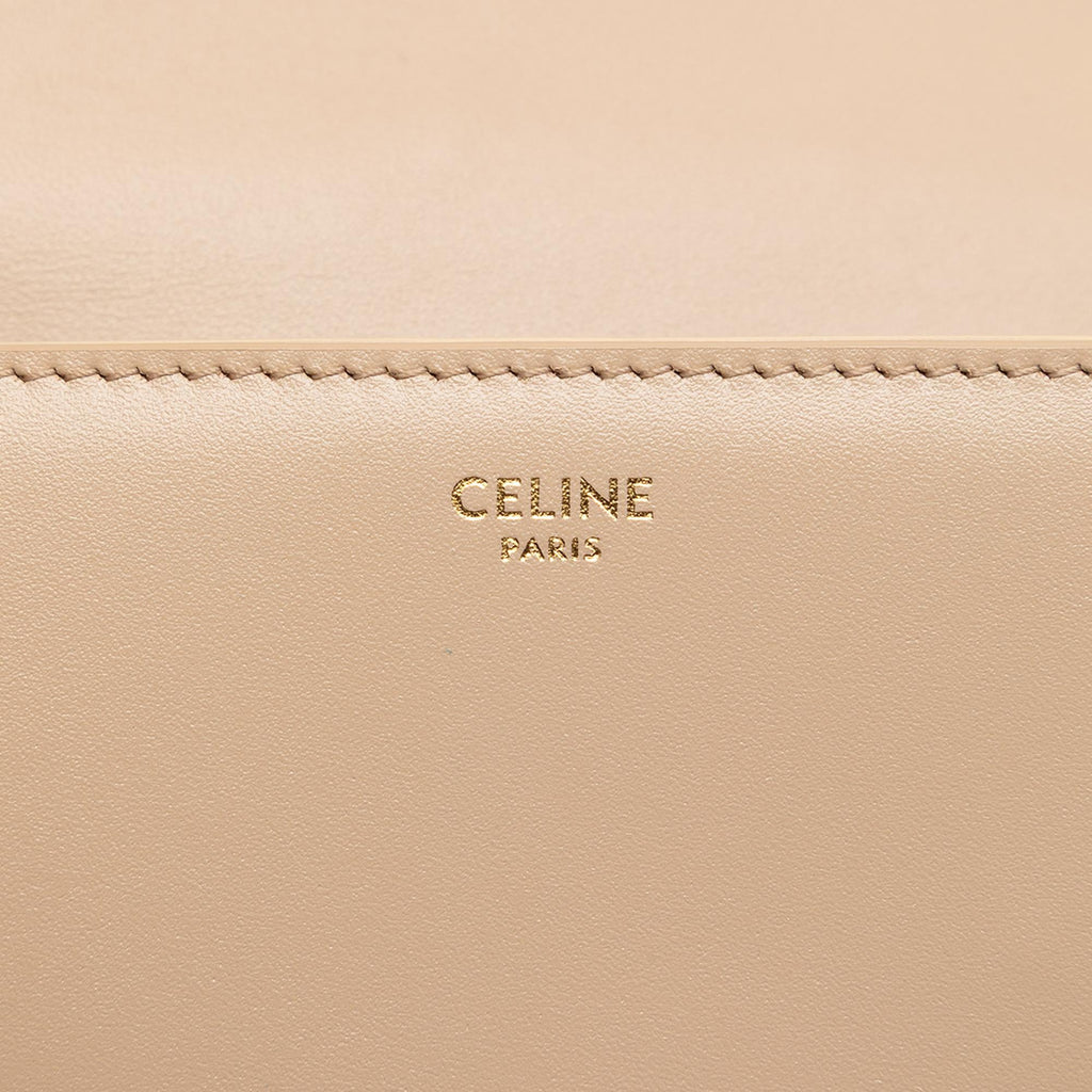 Celine Medium Calfskin Triomphe Frame Crossbody
