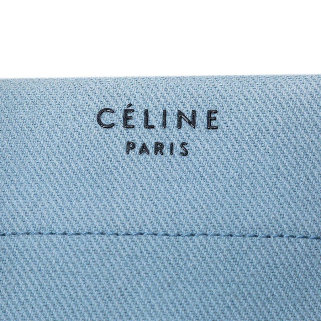 Celine Medium Denim Phantom Luggage Tote