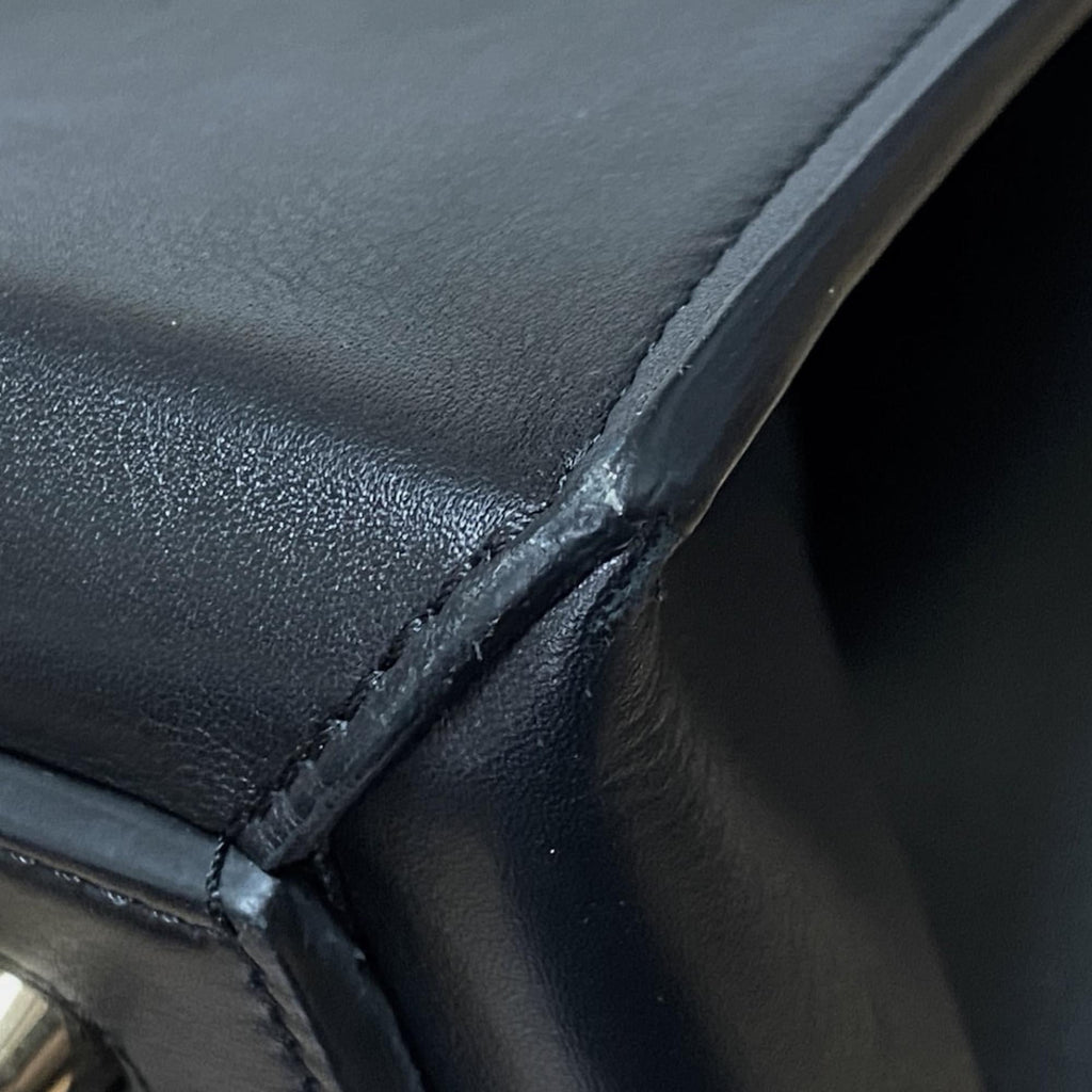 Celine Medium Edge Bicolor Leather Handbag (SHG-36189)