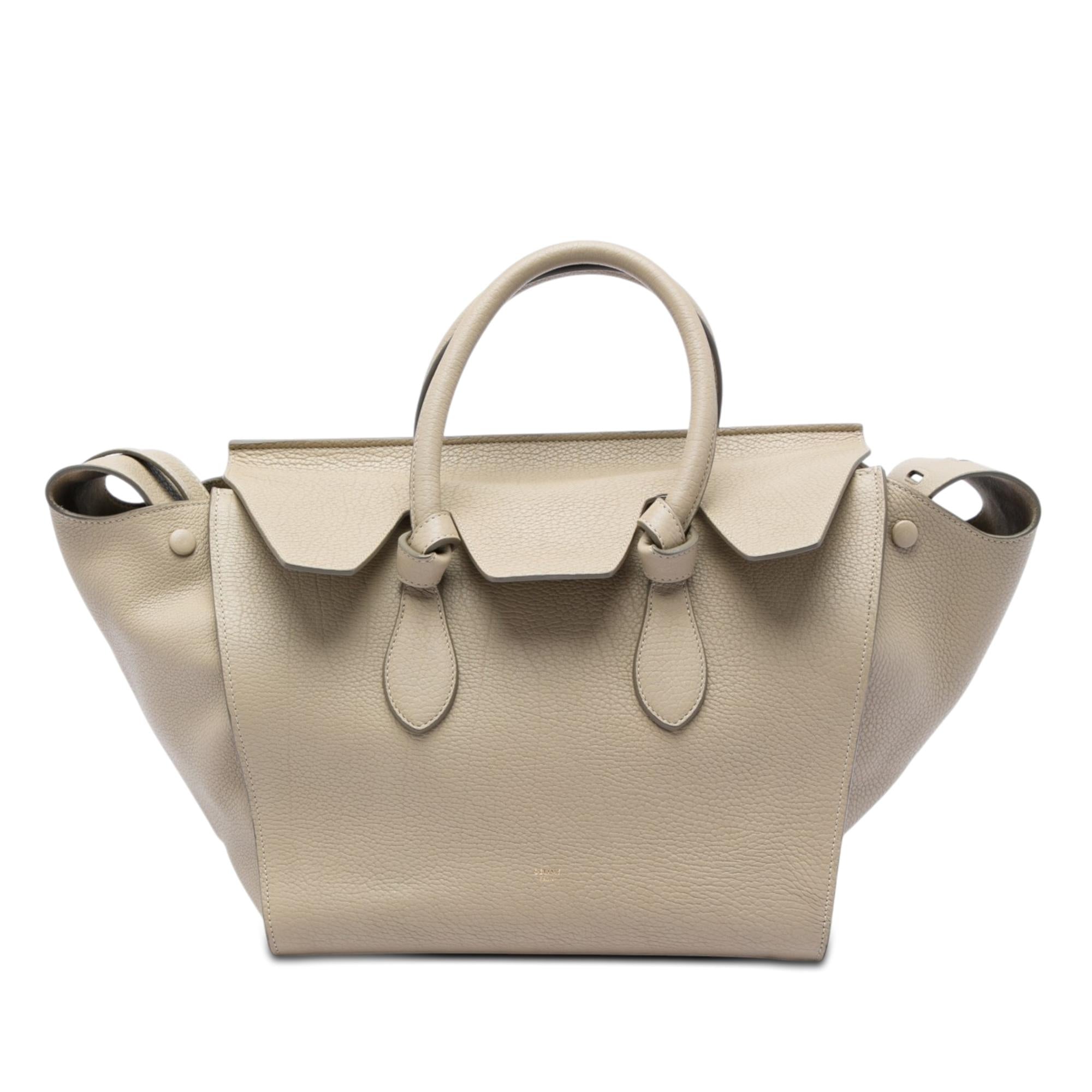 Celine Medium Grained Calfskin Tie Knot Tote