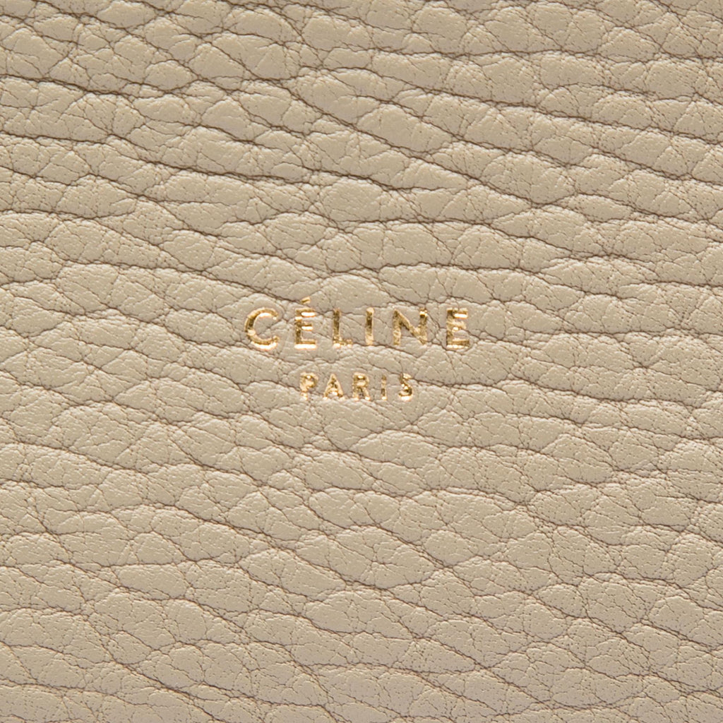 Celine Medium Grained Calfskin Tie Knot Tote
