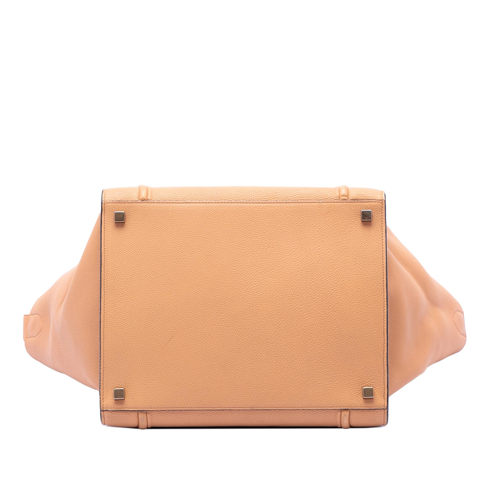 Celine Medium Leather Phantom Luggage Tote