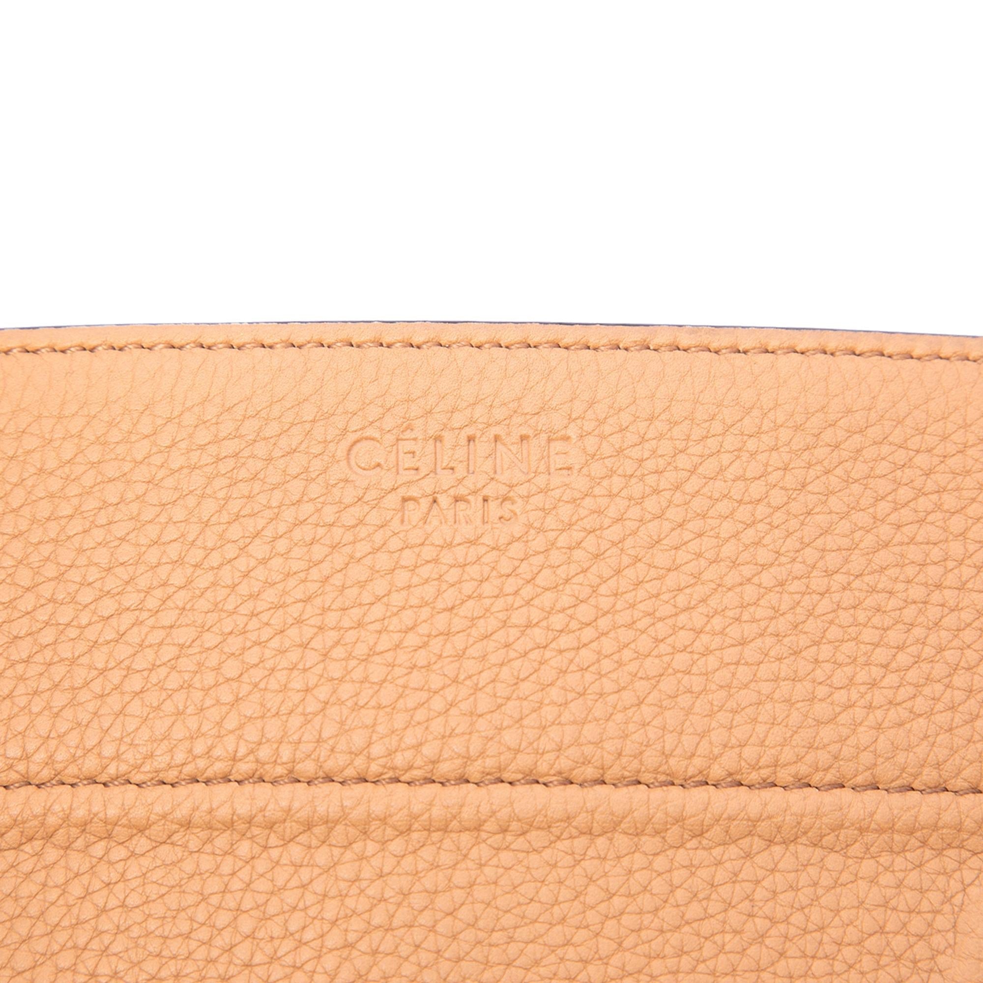 Celine Medium Leather Phantom Luggage Tote