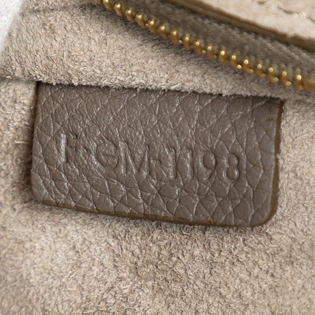 Celine Medium Leather Seau Sangle Bucket Bag