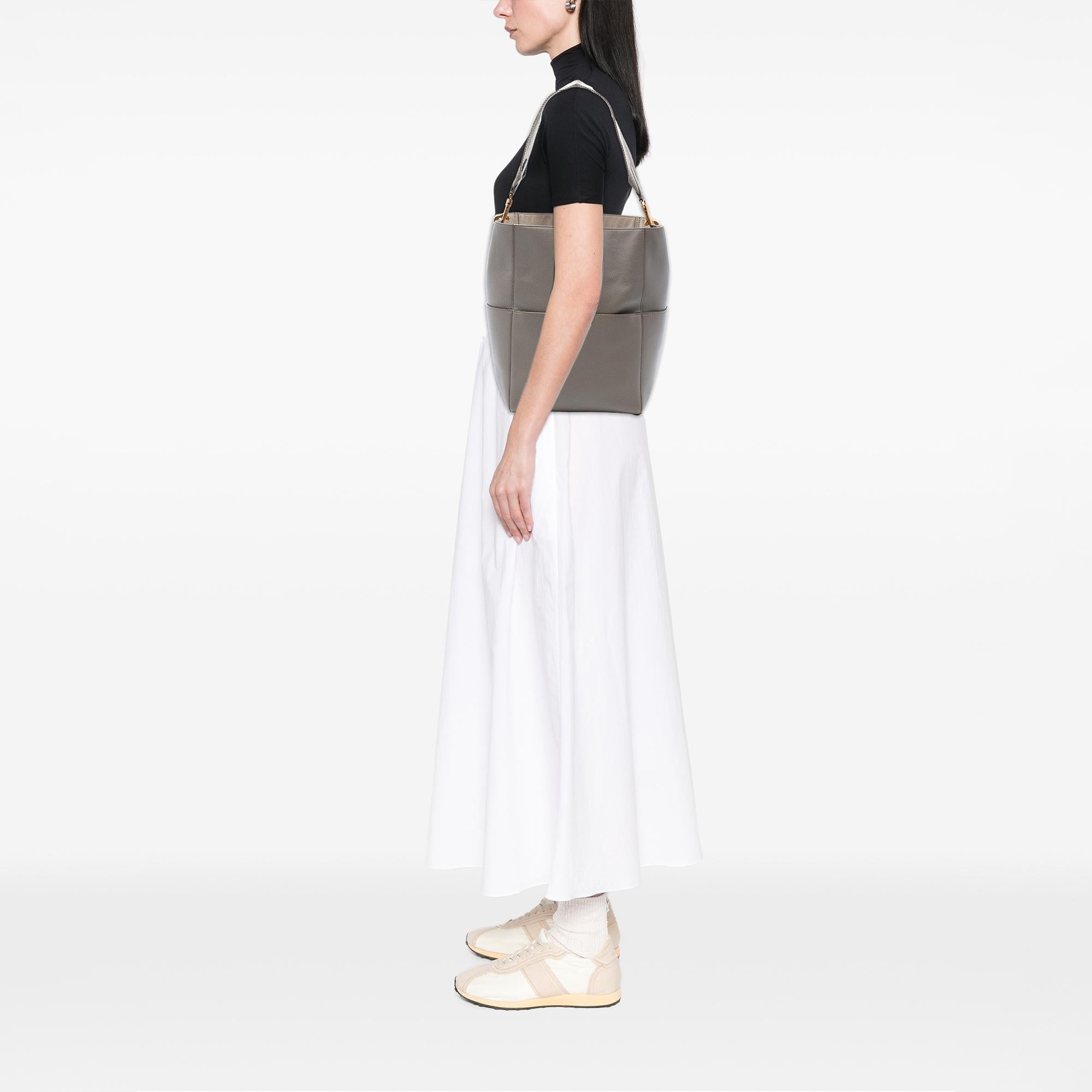 Celine Medium Leather Seau Sangle Bucket Bag