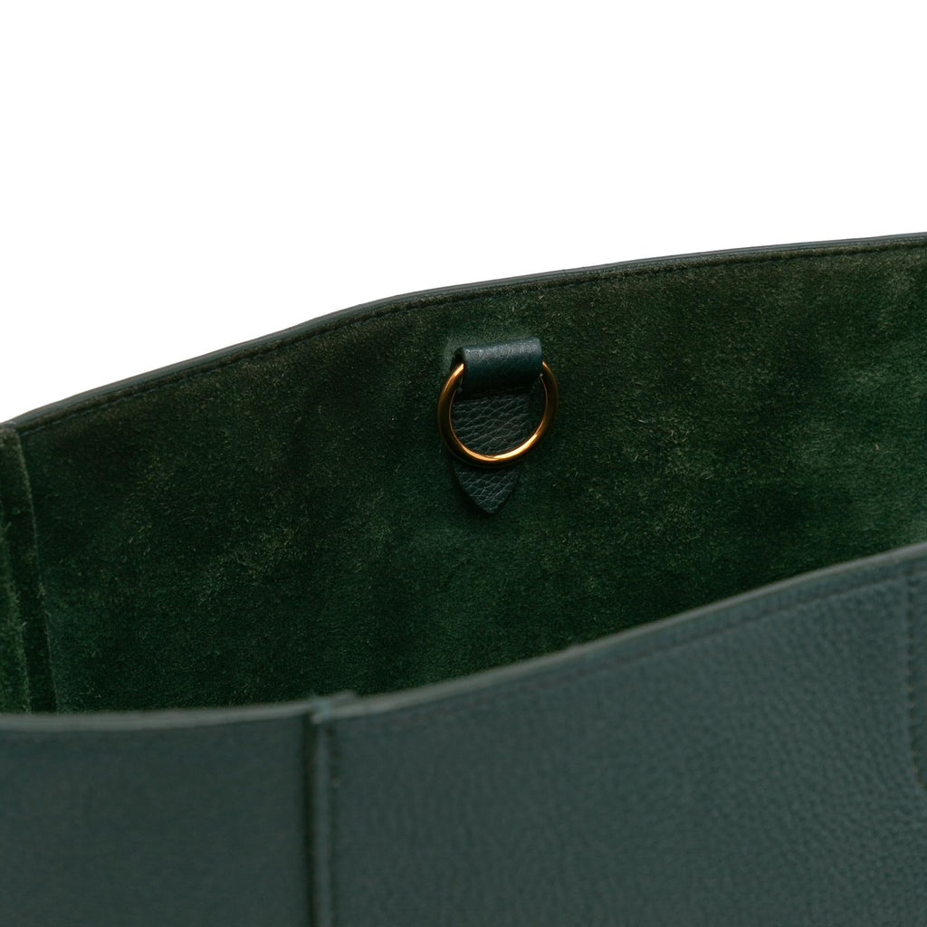 Celine Medium Leather Seau Sangle Bucket
