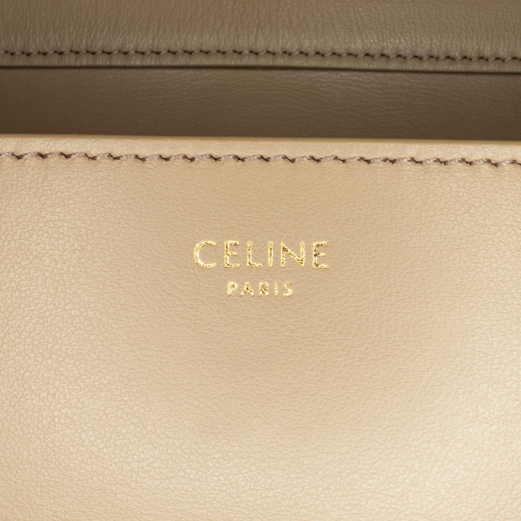 Celine Medium Leather Tabou Crossbody