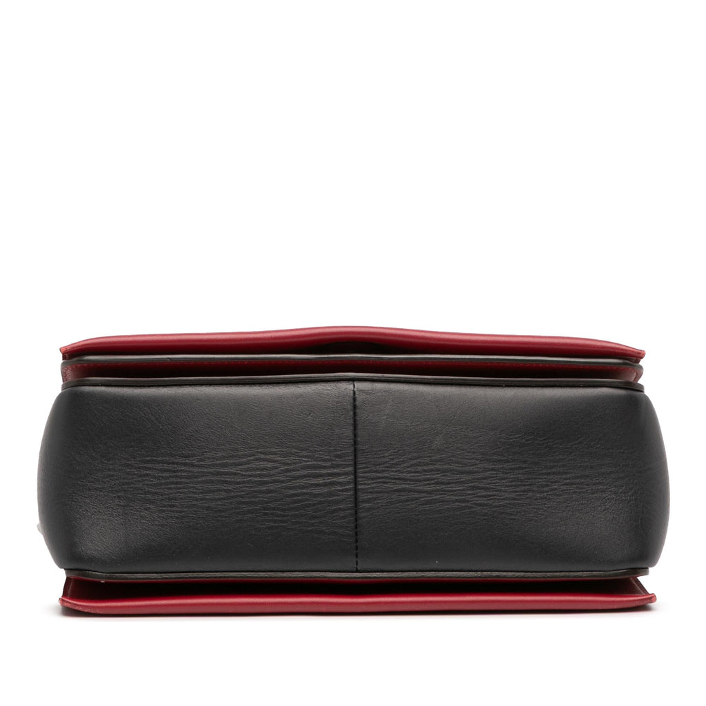 Celine Medium Shiny Smooth Calfskin Frame Shoulder Bag