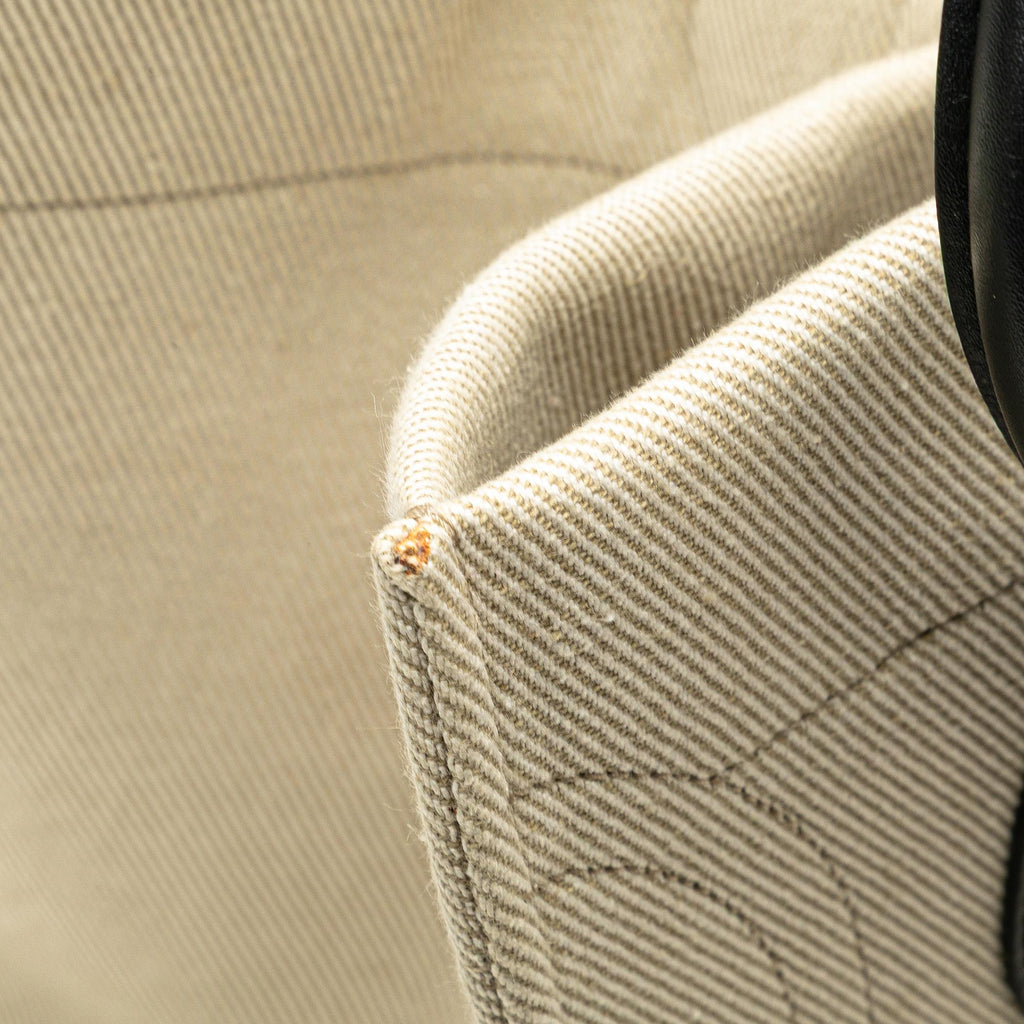 Celine Medium Striped Canvas Phantom Luggage Tote