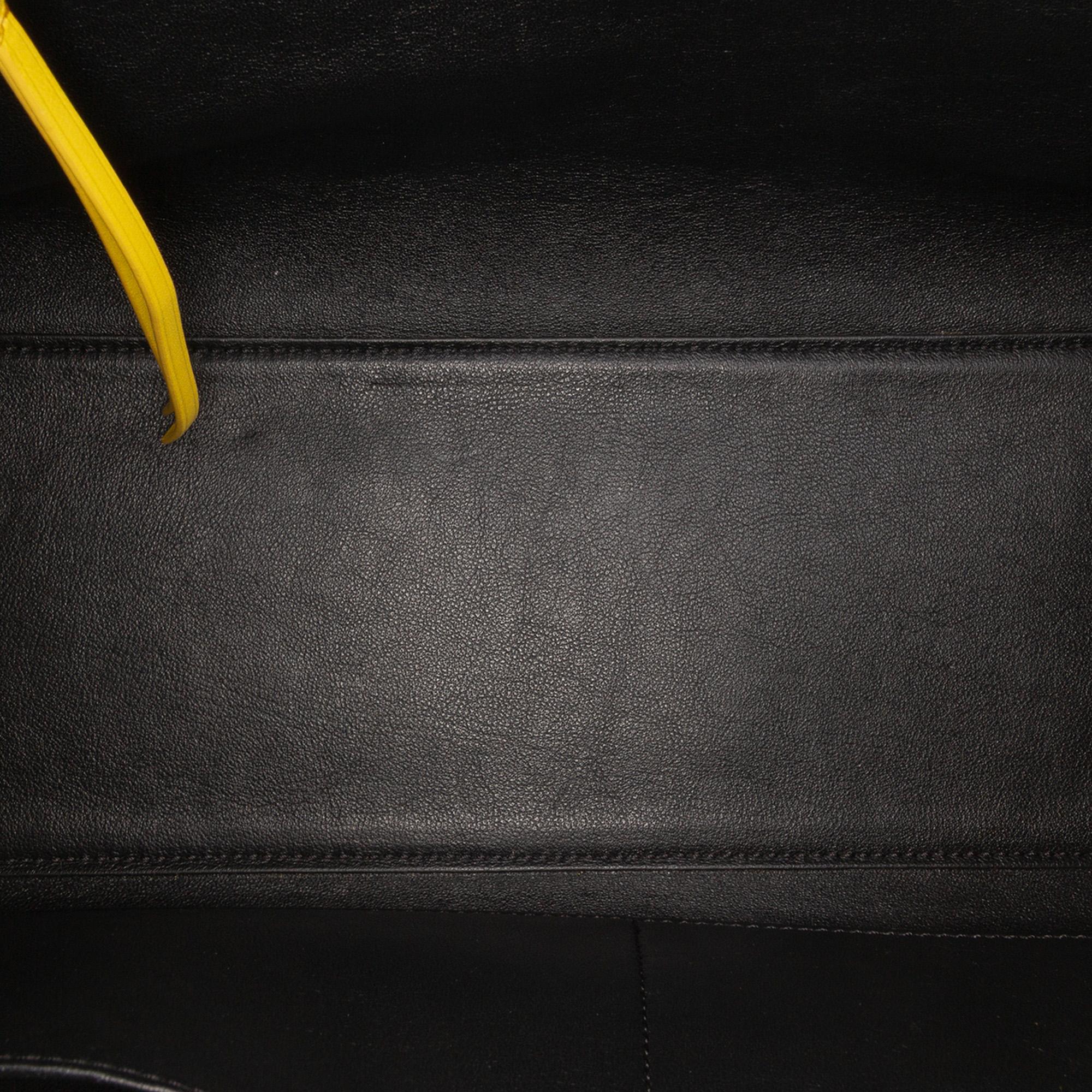 Celine Medium Tricolor Leather Edge Handbag