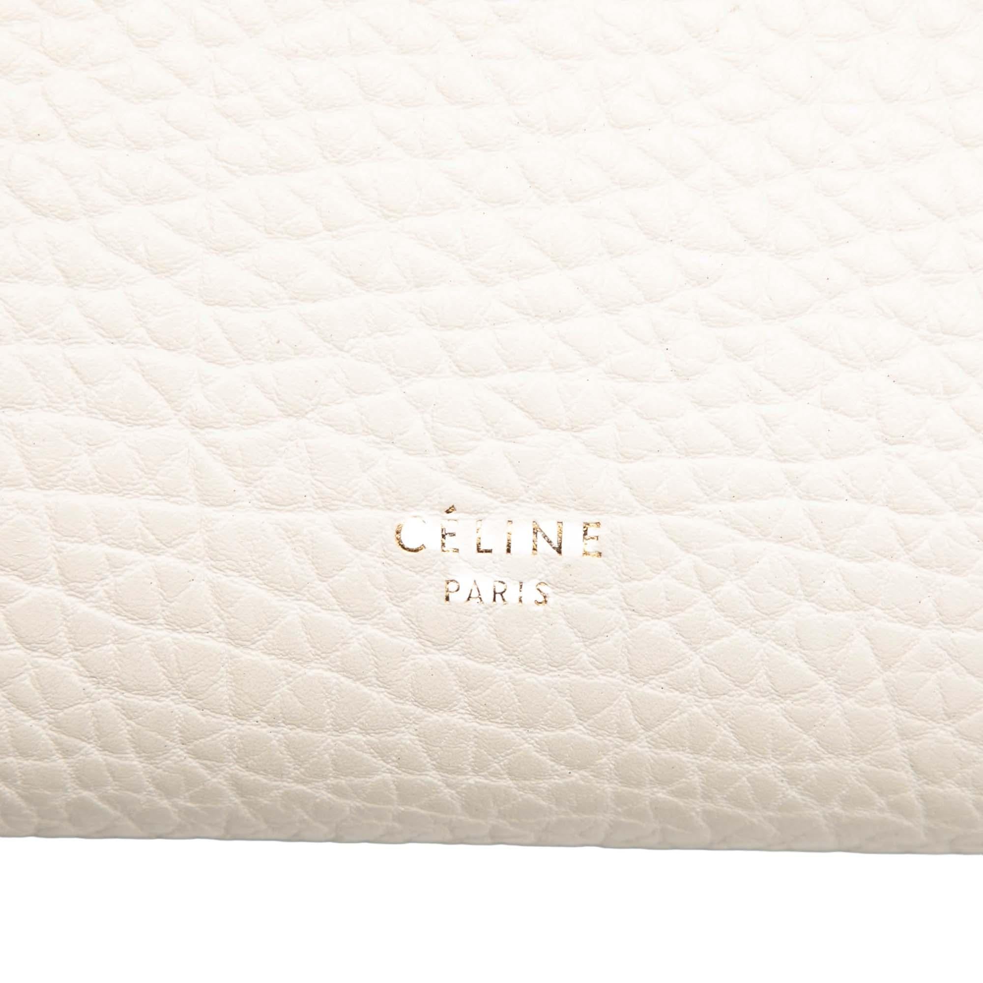 Celine Micro Bicolor Leather Belt Satchel