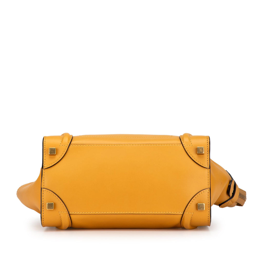 Celine Micro Bicolor Luggage Tote