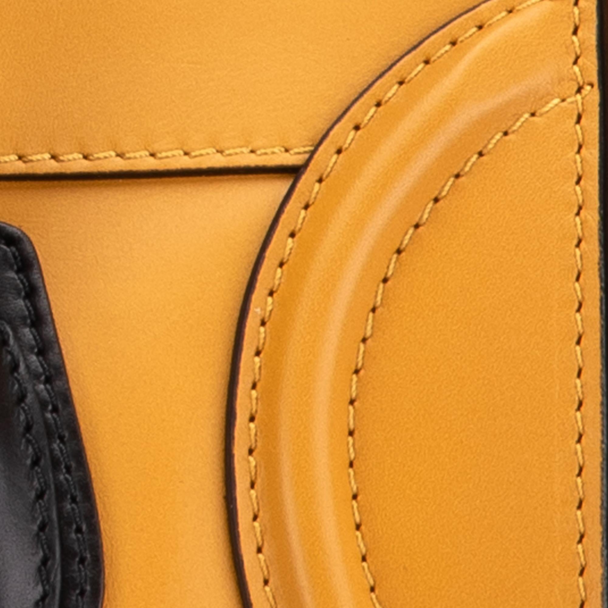 Celine Micro Bicolor Luggage Tote
