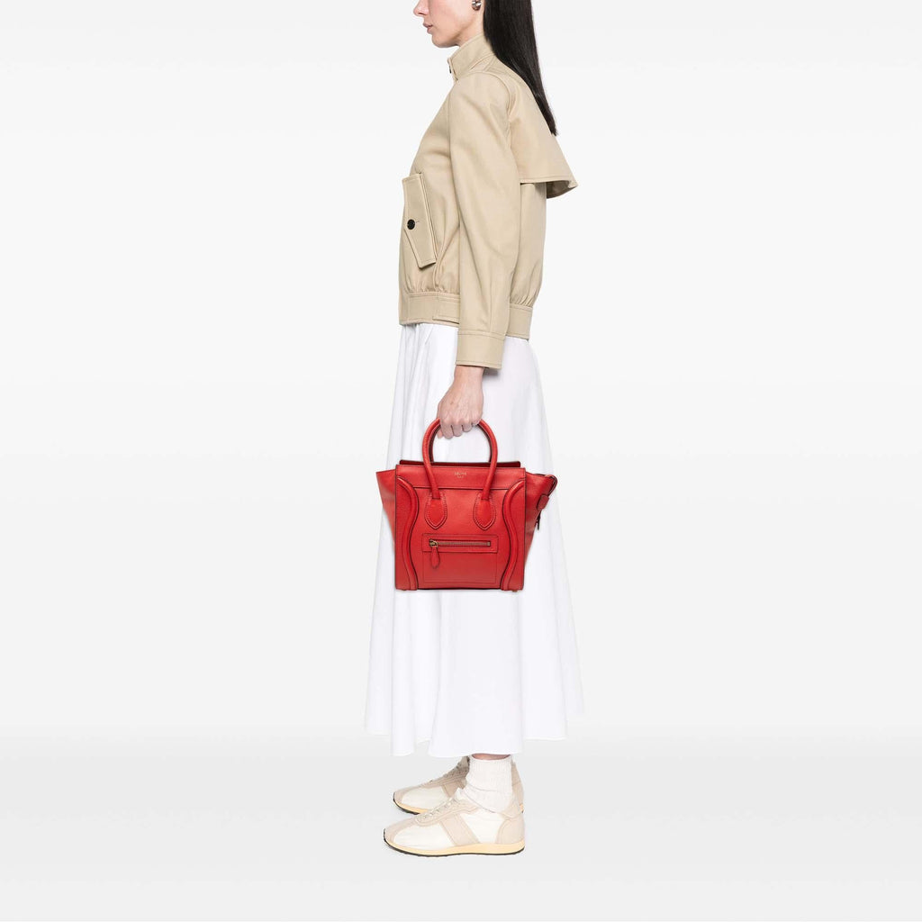 Celine Micro Calfskin Luggage Tote