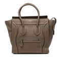 Celine Micro Drummed Calfskin Luggage Tote