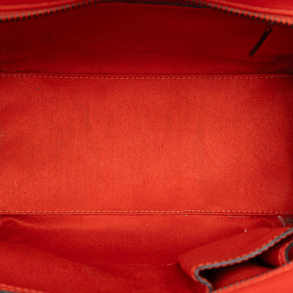 Celine Micro Leather Luggage Tote