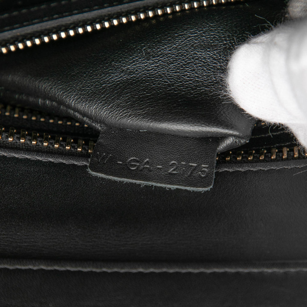 Celine Micro Tricolor Leather Luggage Tote