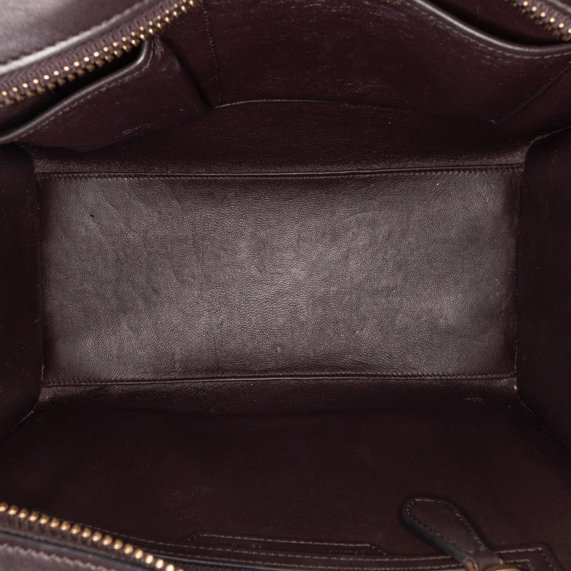 Celine Micro Tricolor Luggage Tote (SHG-xUHh3S)