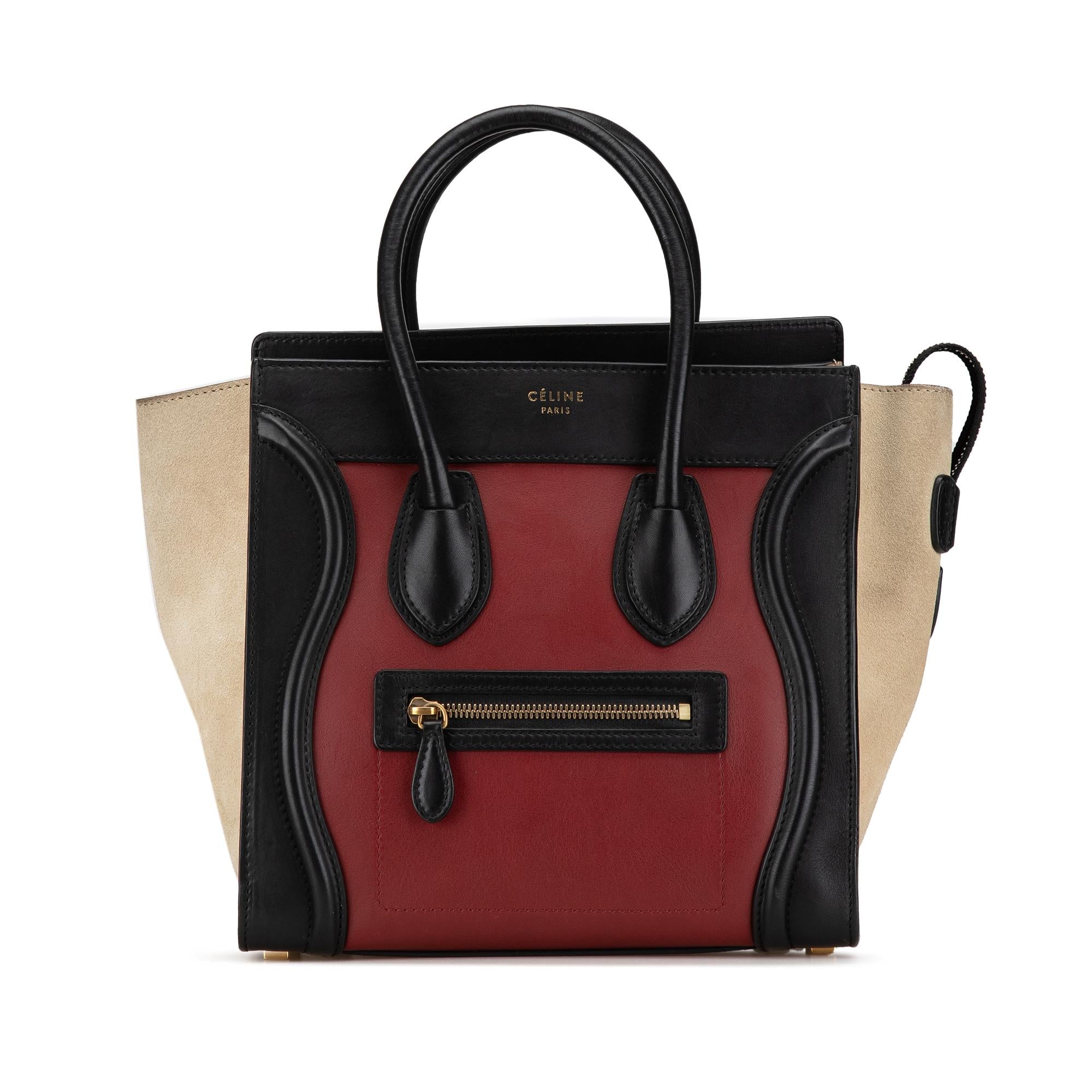 Celine Micro Tricolor Luggage Tote