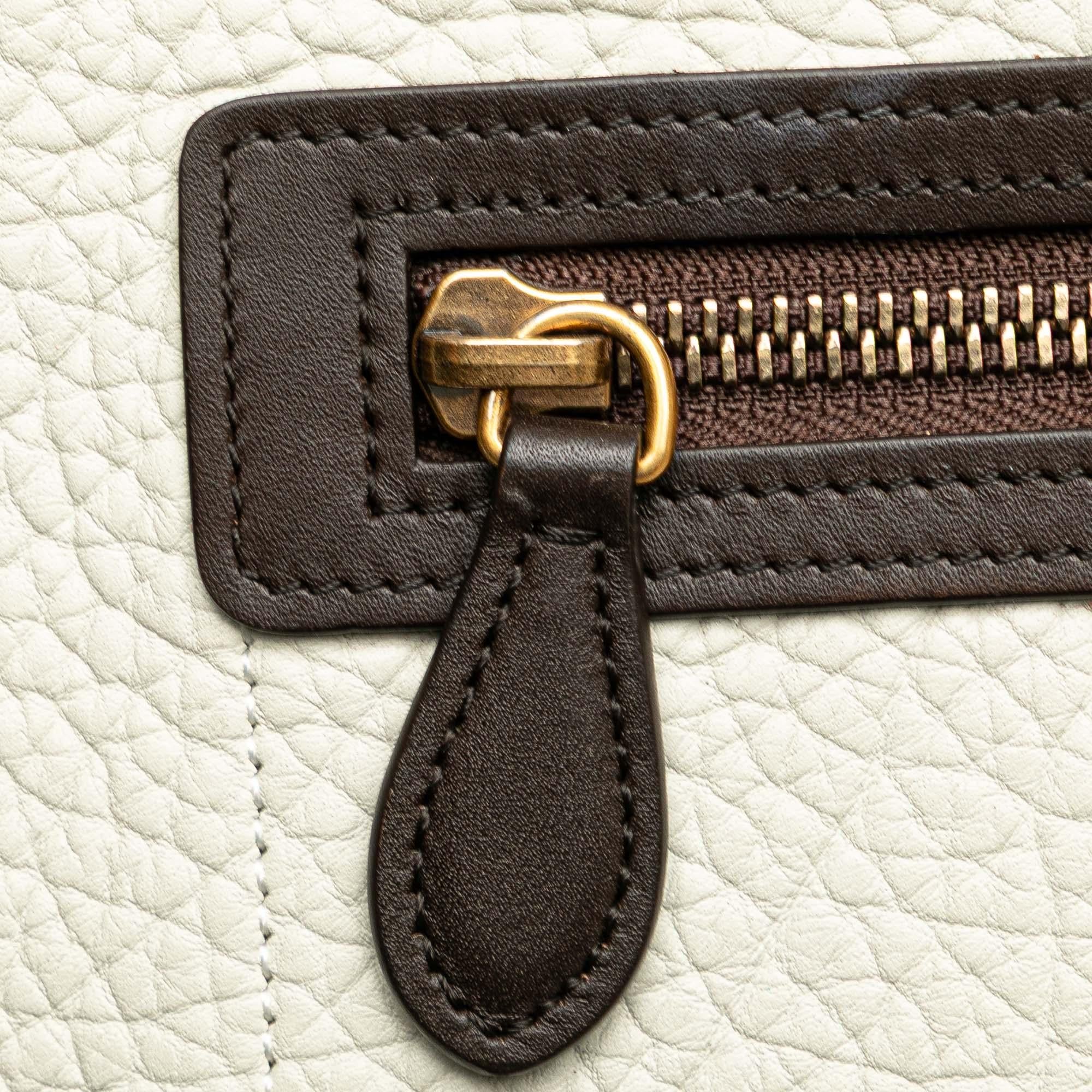 Celine Micro Tricolor Nubuck and Calfskin Luggage Tote