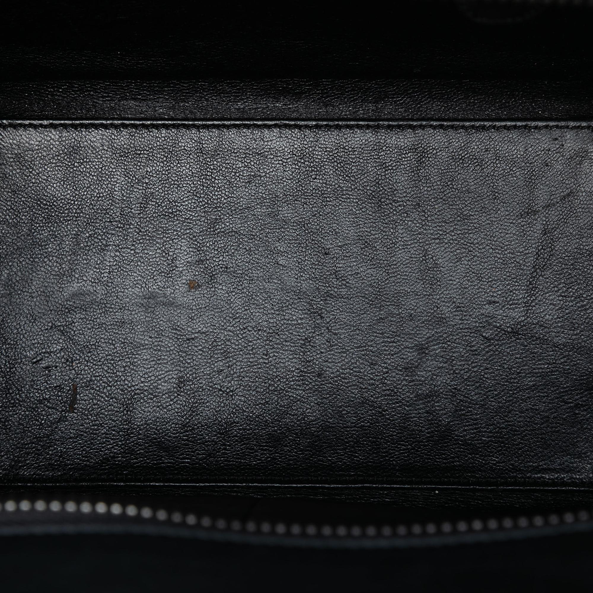 Celine Micro Tricolor Nubuck and Calfskin Luggage Tote