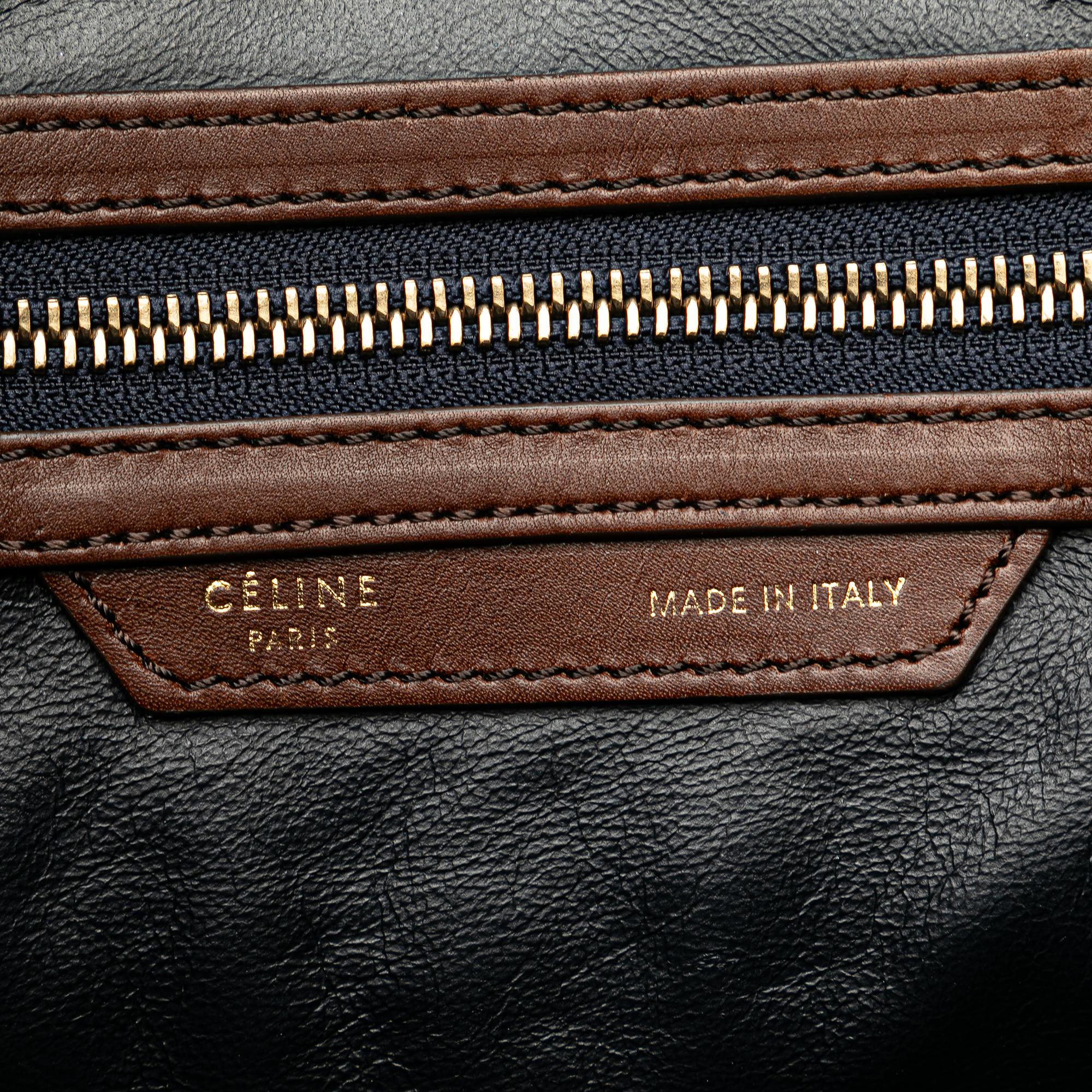 Celine Mini Bicolor Luggage Tote (SHG-i9m4lX)
