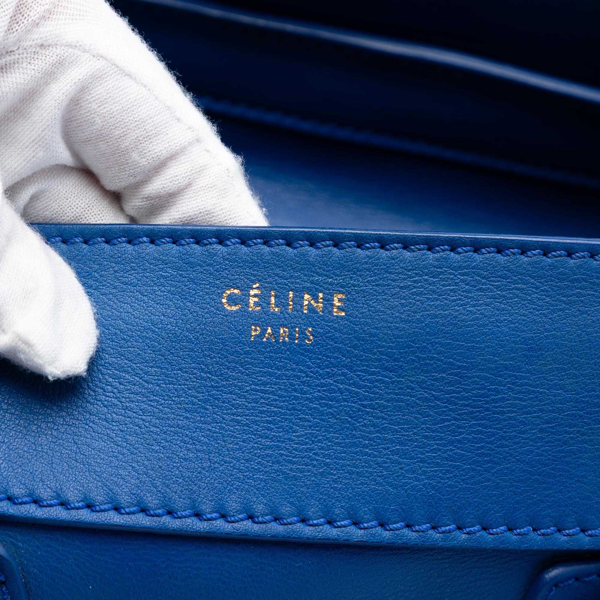 Celine Mini Calfskin Luggage Tote