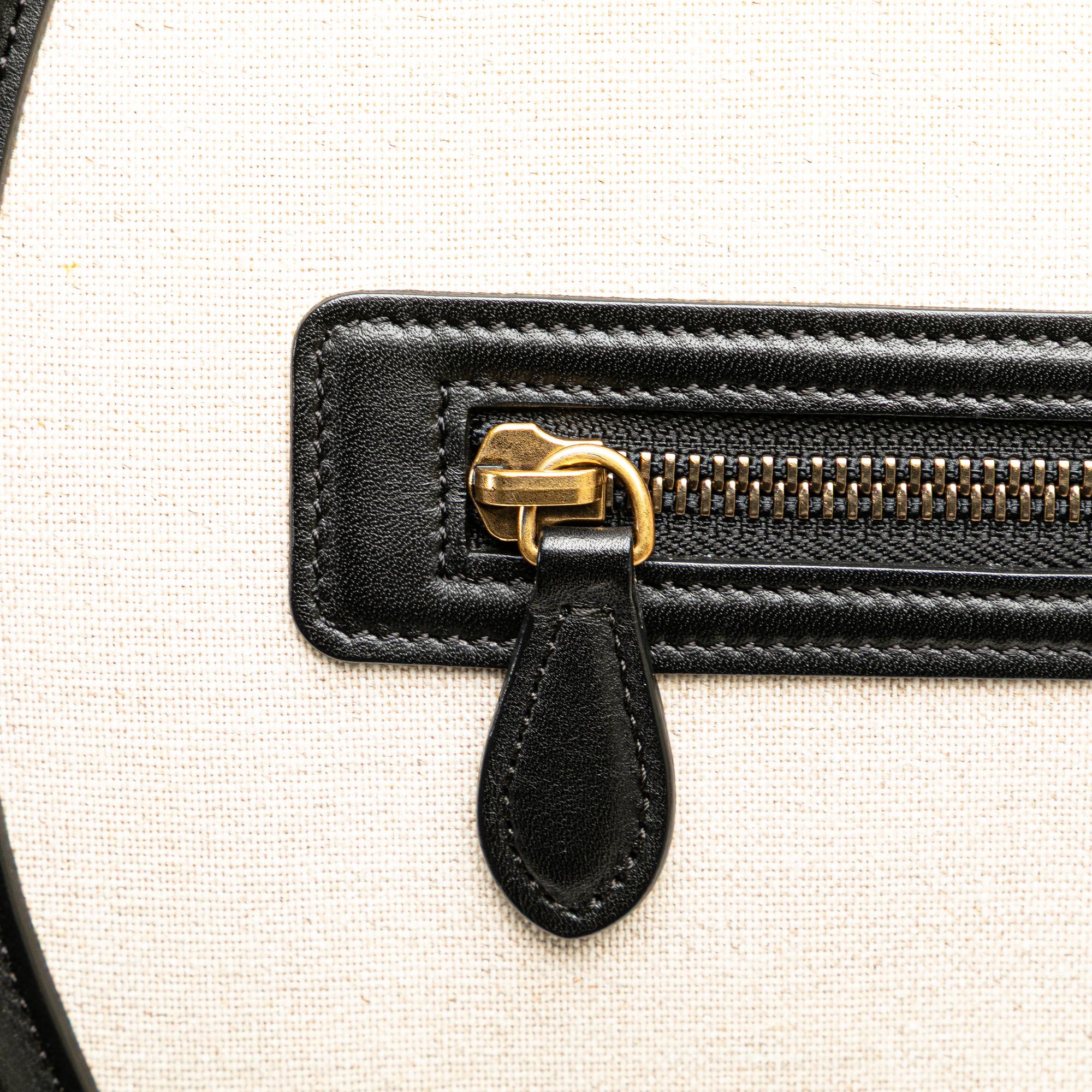 Celine Mini Canvas Tricolor Luggage Tote