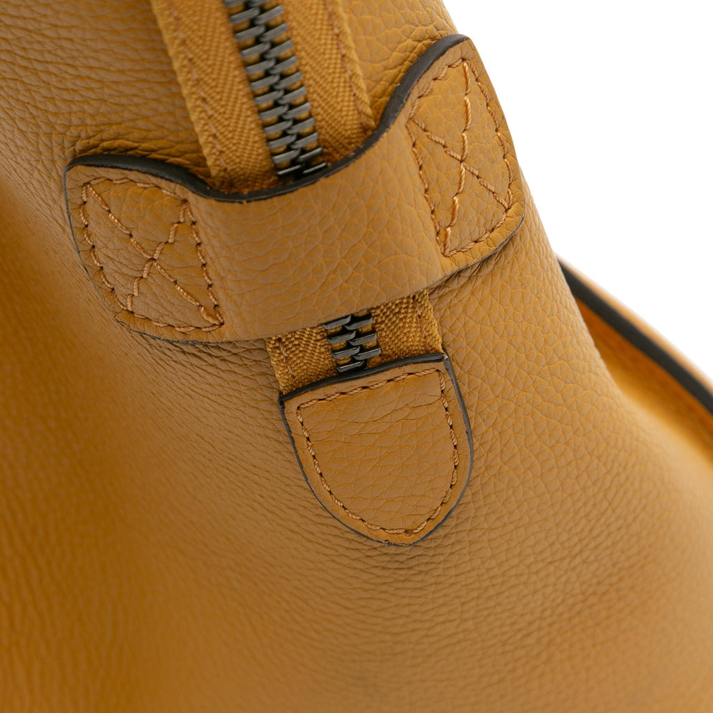 Celine Mini Drummed Calfskin Luggage Tote