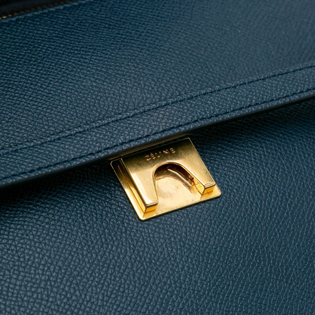 Celine Mini Grained Calfskin Belt Satchel