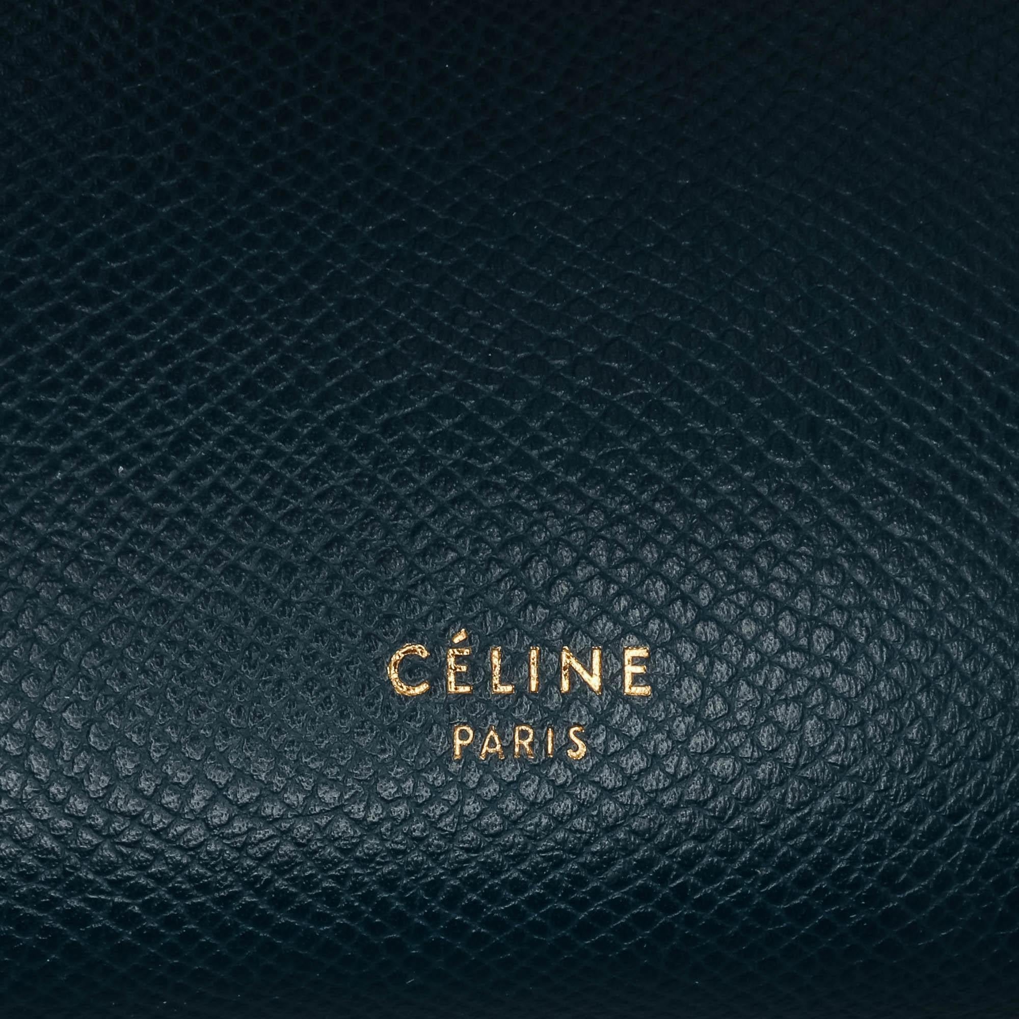 Celine Mini Grained Calfskin Belt Satchel