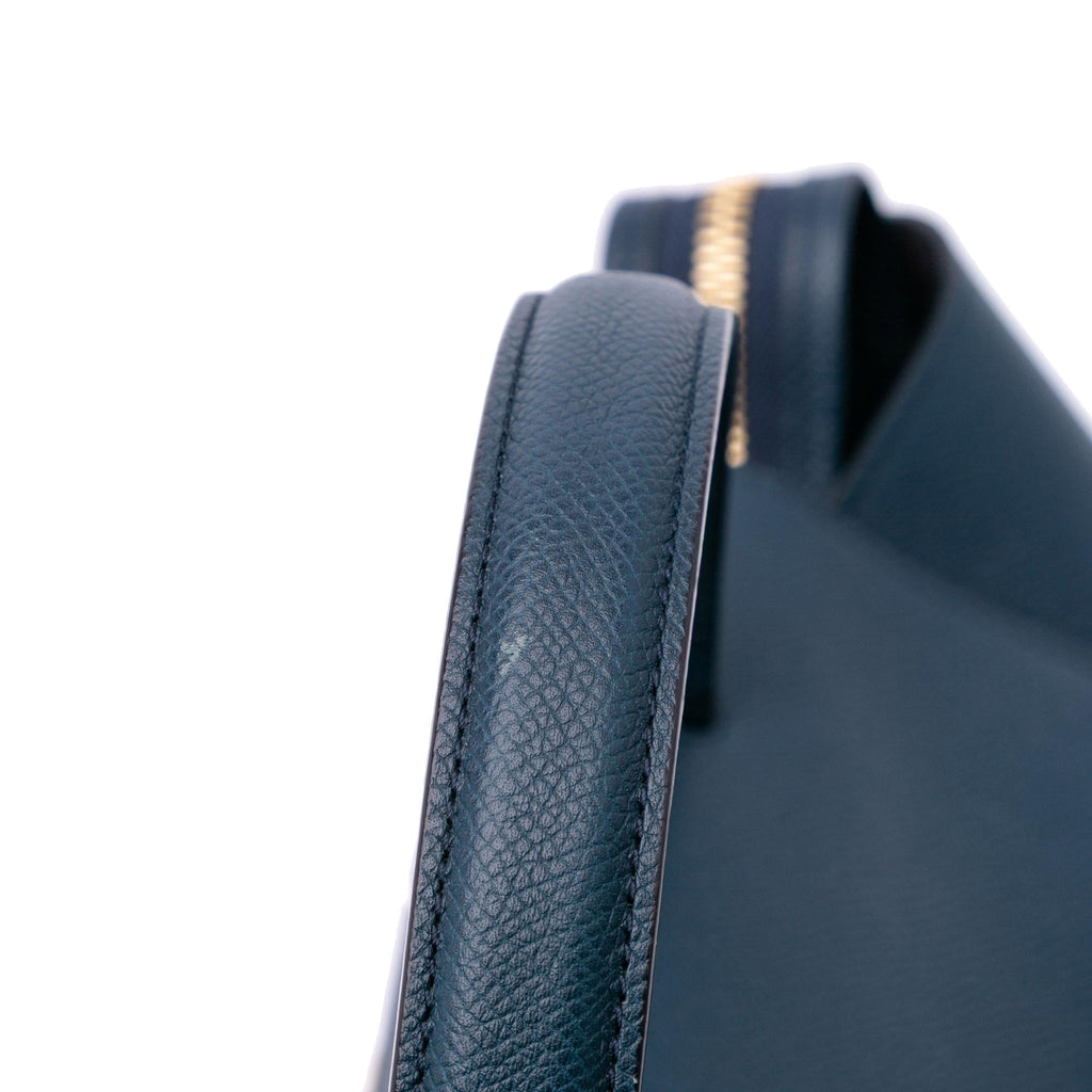 Celine Mini Grained Calfskin Belt Satchel
