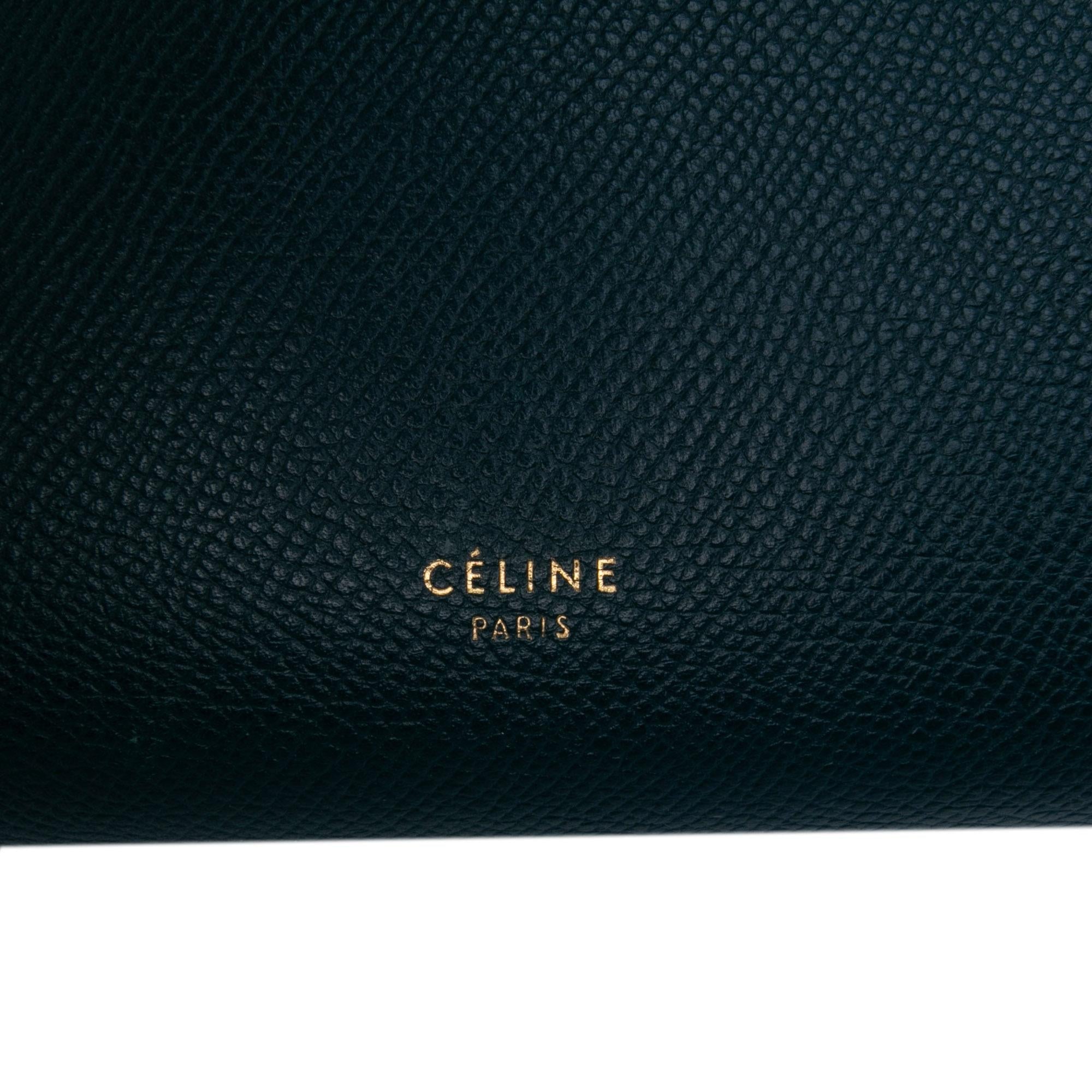 Celine Mini Grained Calfskin Belt Satchel