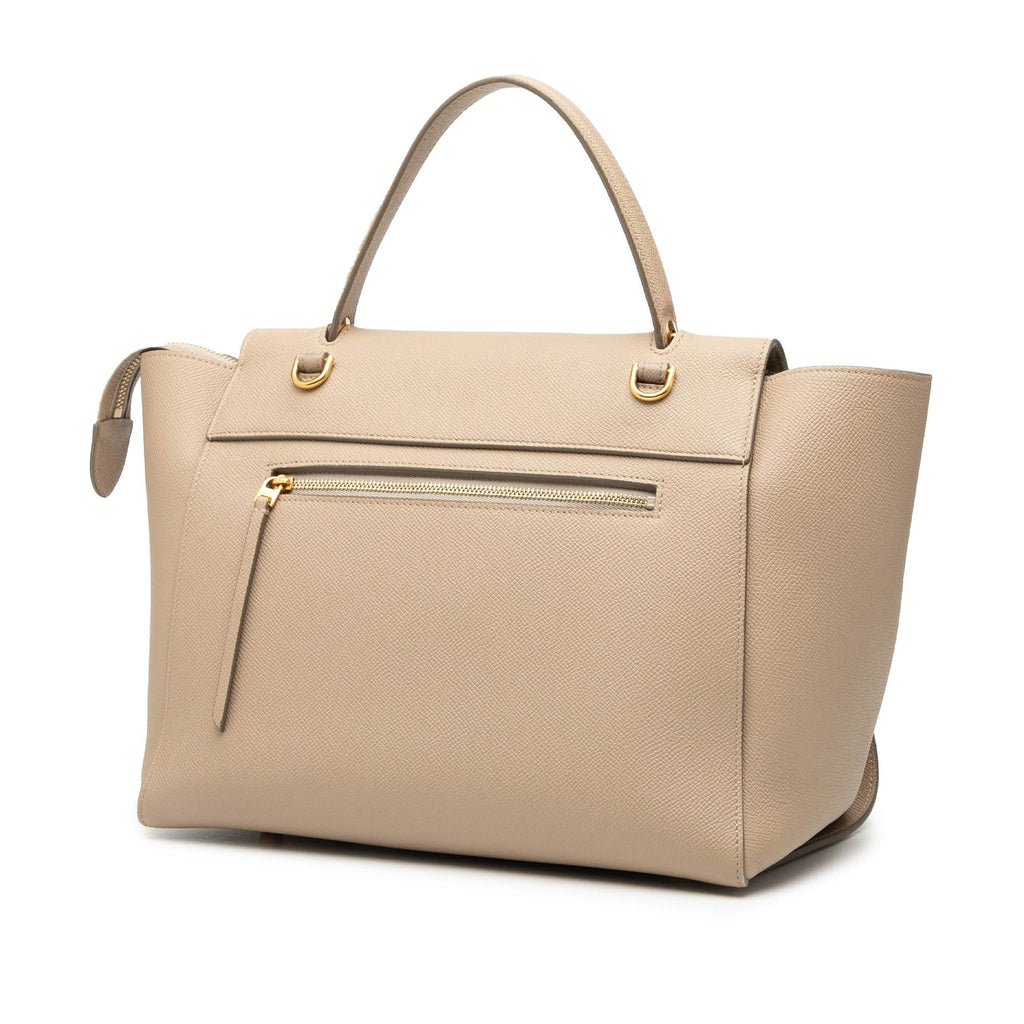 Celine Mini Grained Calfskin Belt Satchel