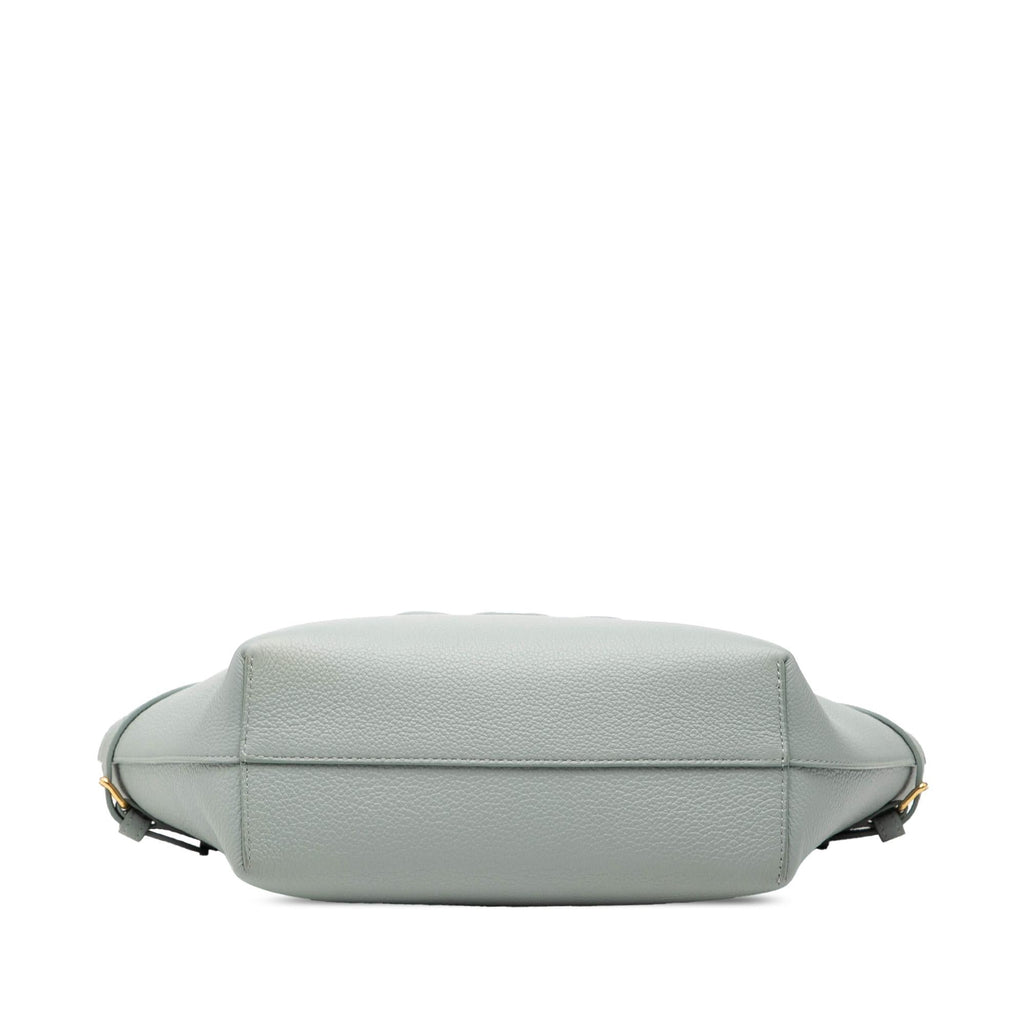 Celine Mini Grained Calfskin Cuir Triomphe Cabas Anais Tote
