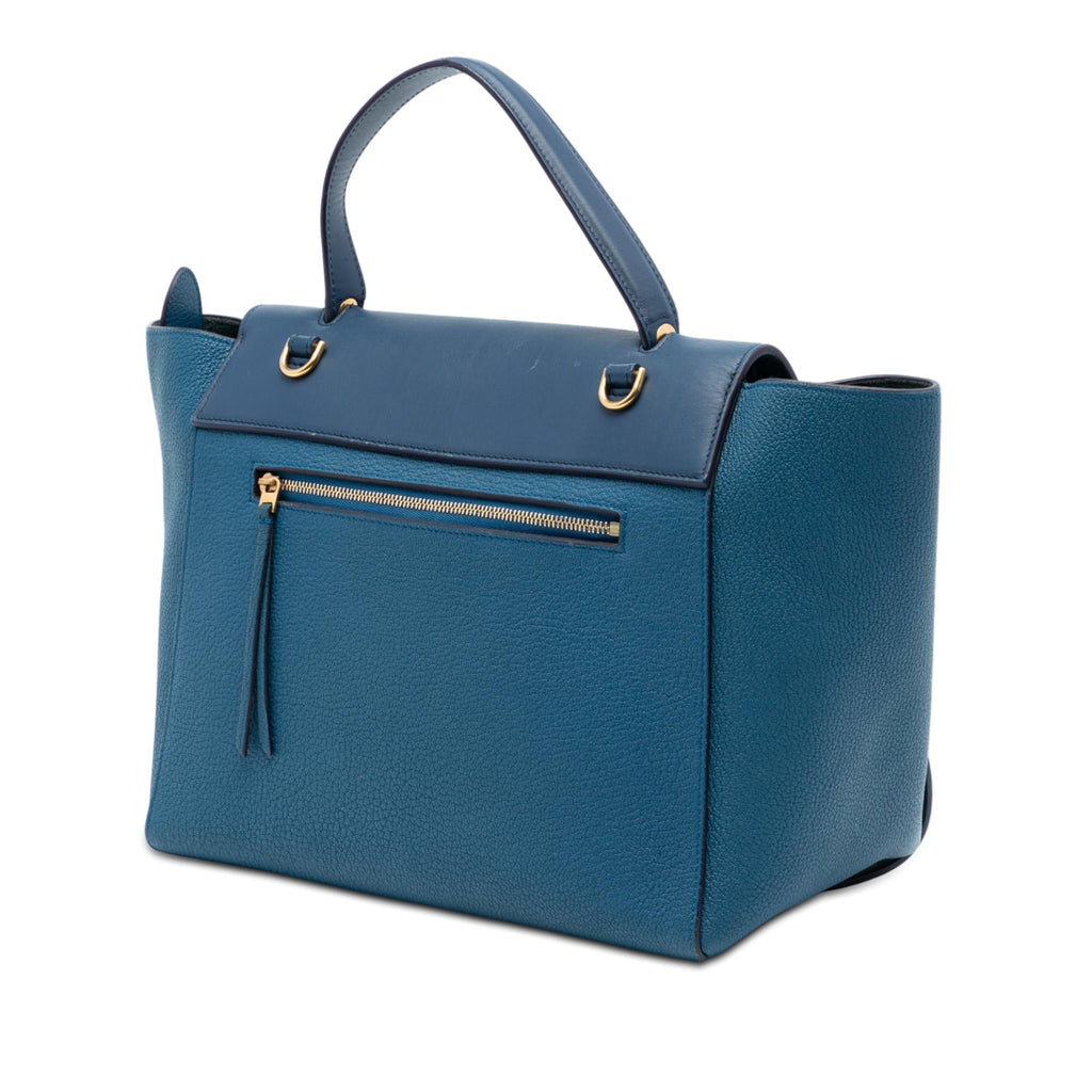 Celine Mini Grained and Smooth Calfskin Belt Bag