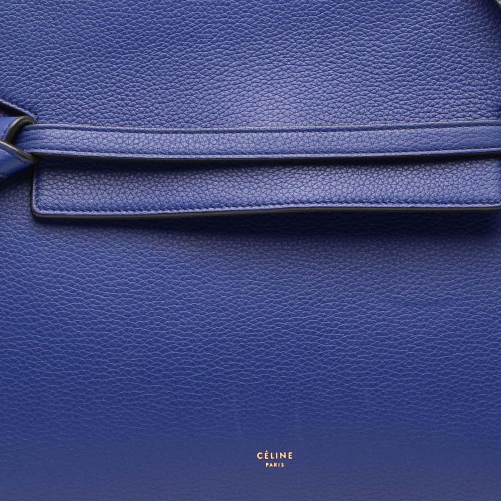 Celine Mini Leather Belt Bag Satchel